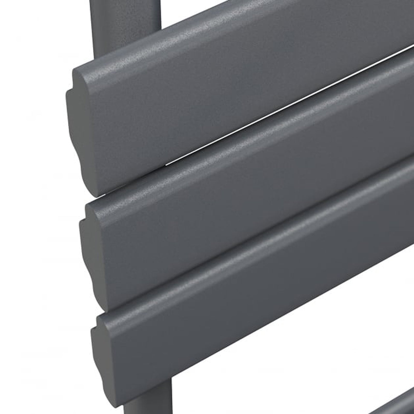 1000 x 450mm Flat Panel Heated Towel Rail Radiator Anthracite