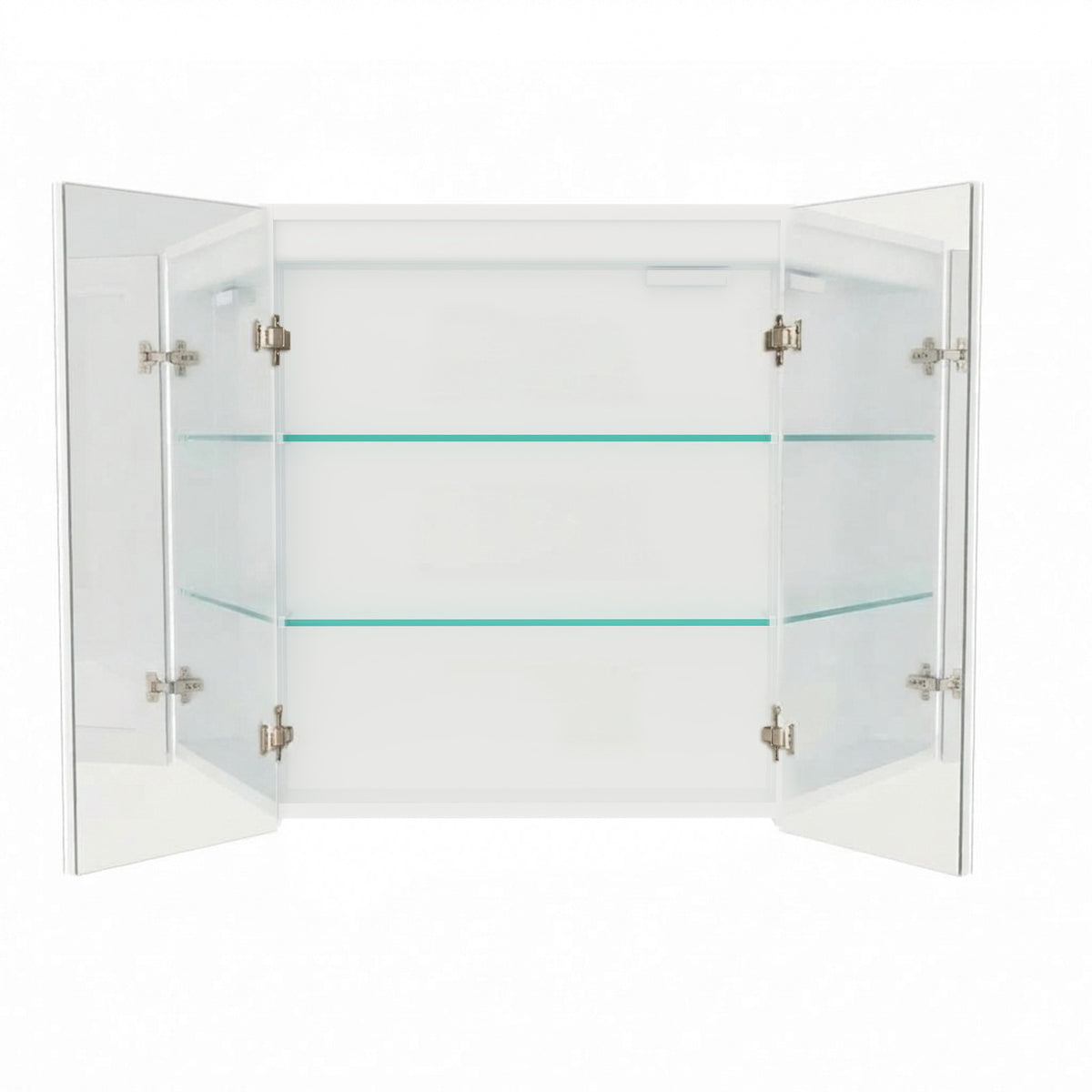LED 600 x 700mm Mirror Cabinet Storage Wall Mounted Bathroom Cupboard