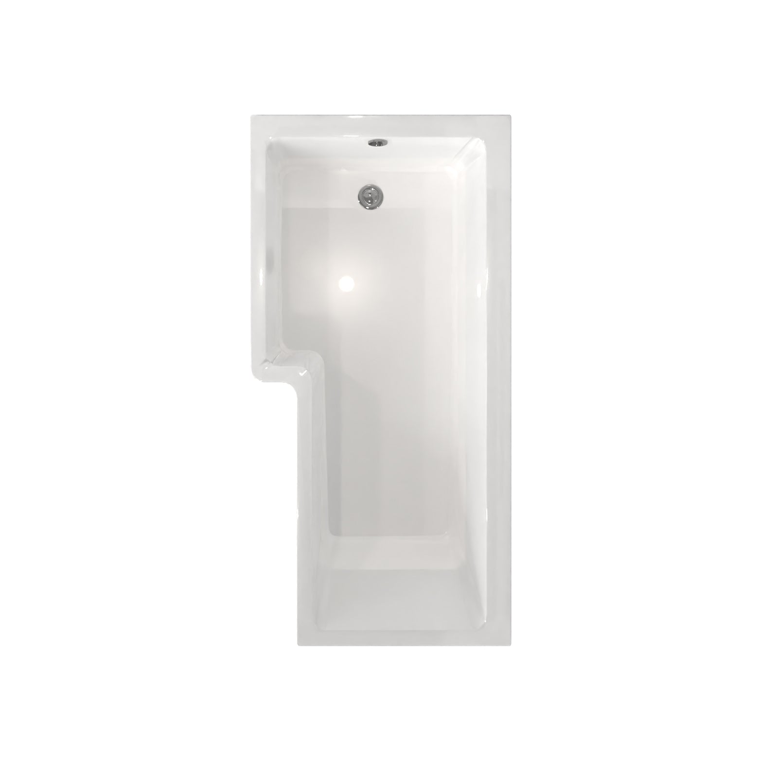 L-Shaped Right Hand Shower Bath & Optional Panels and Shower Screen