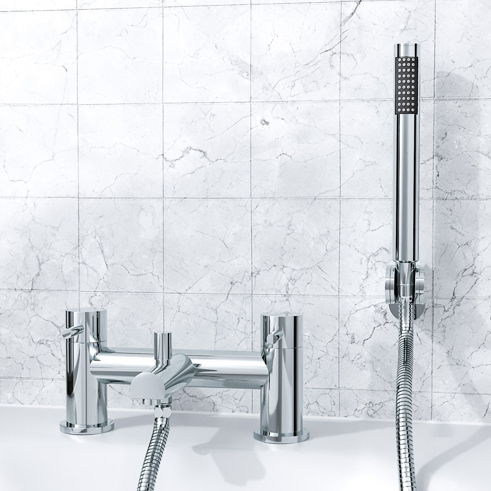 Blossom Mono Bath Filler Shower Mixer and Basin Tap