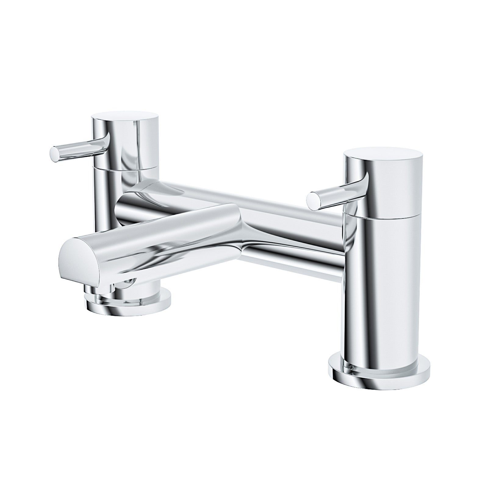 Marc Modern Deck Mounted Chrome Bath Filler Tap Brass