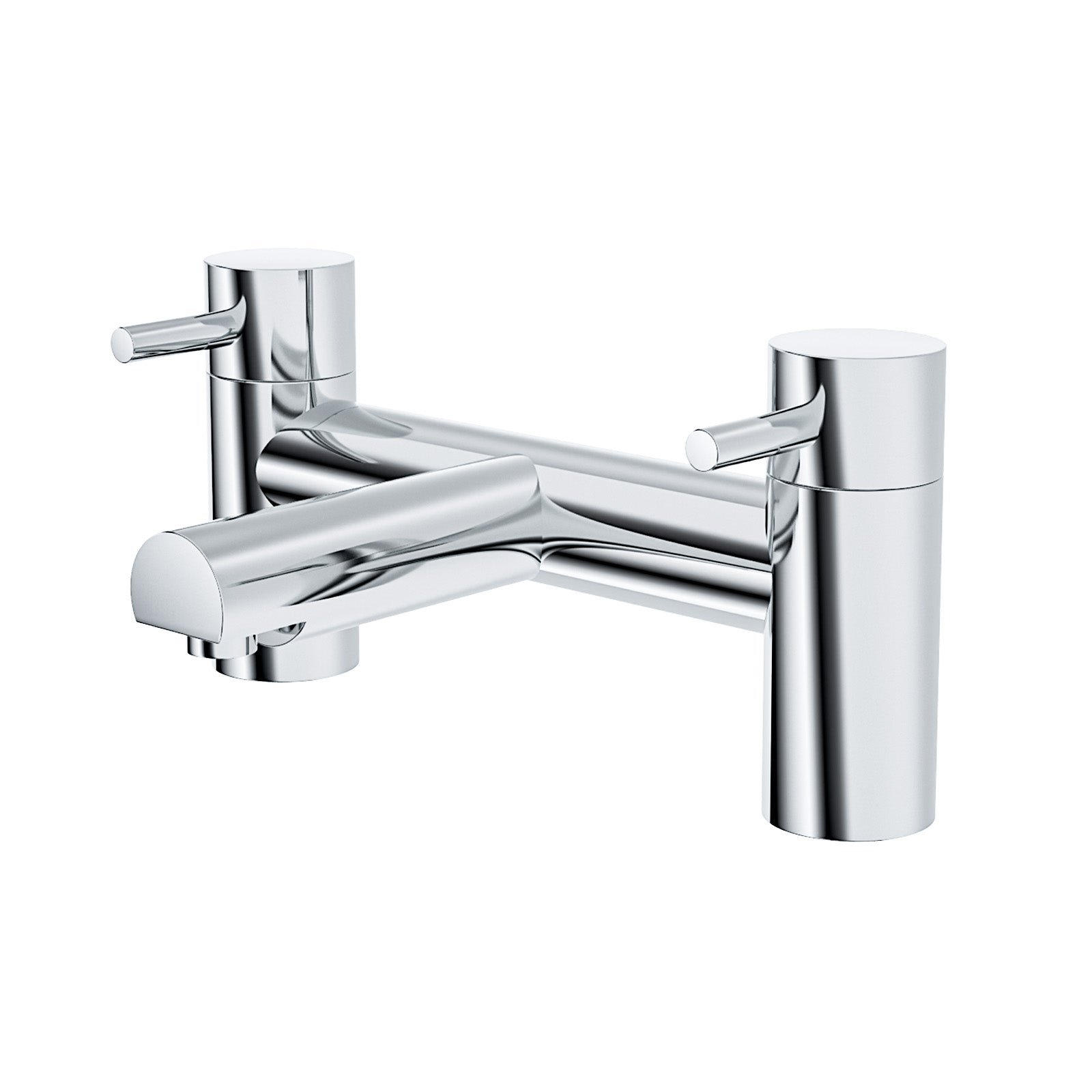 Marc Round Chrome Bridge Deck Mounted Bath Filler Tap