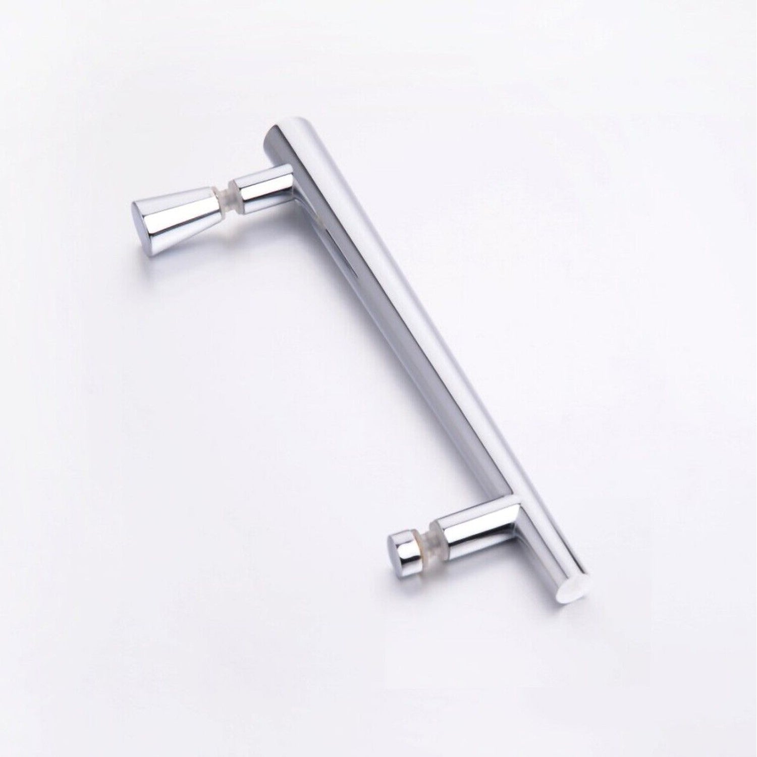 Olney Rounded Stainless Steel 200 mm Shower Door Handle Set