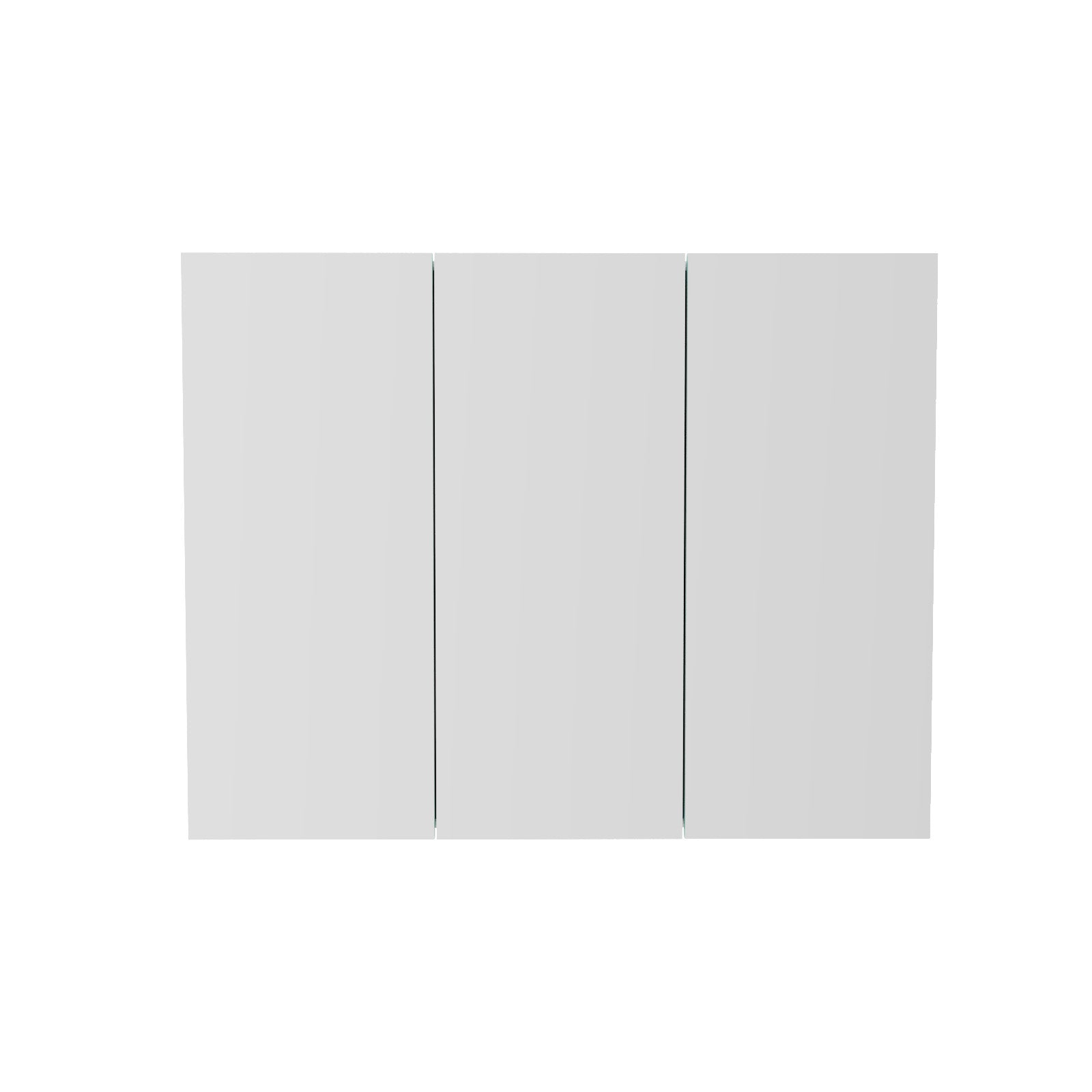 McCann 900mm 3 Door Mirrored Shaving Cabinet