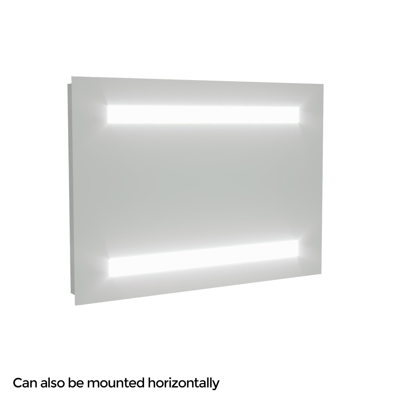 Lawerence Bathroom LED Mirror with Battery Powered Button Switch 500 x 700mm