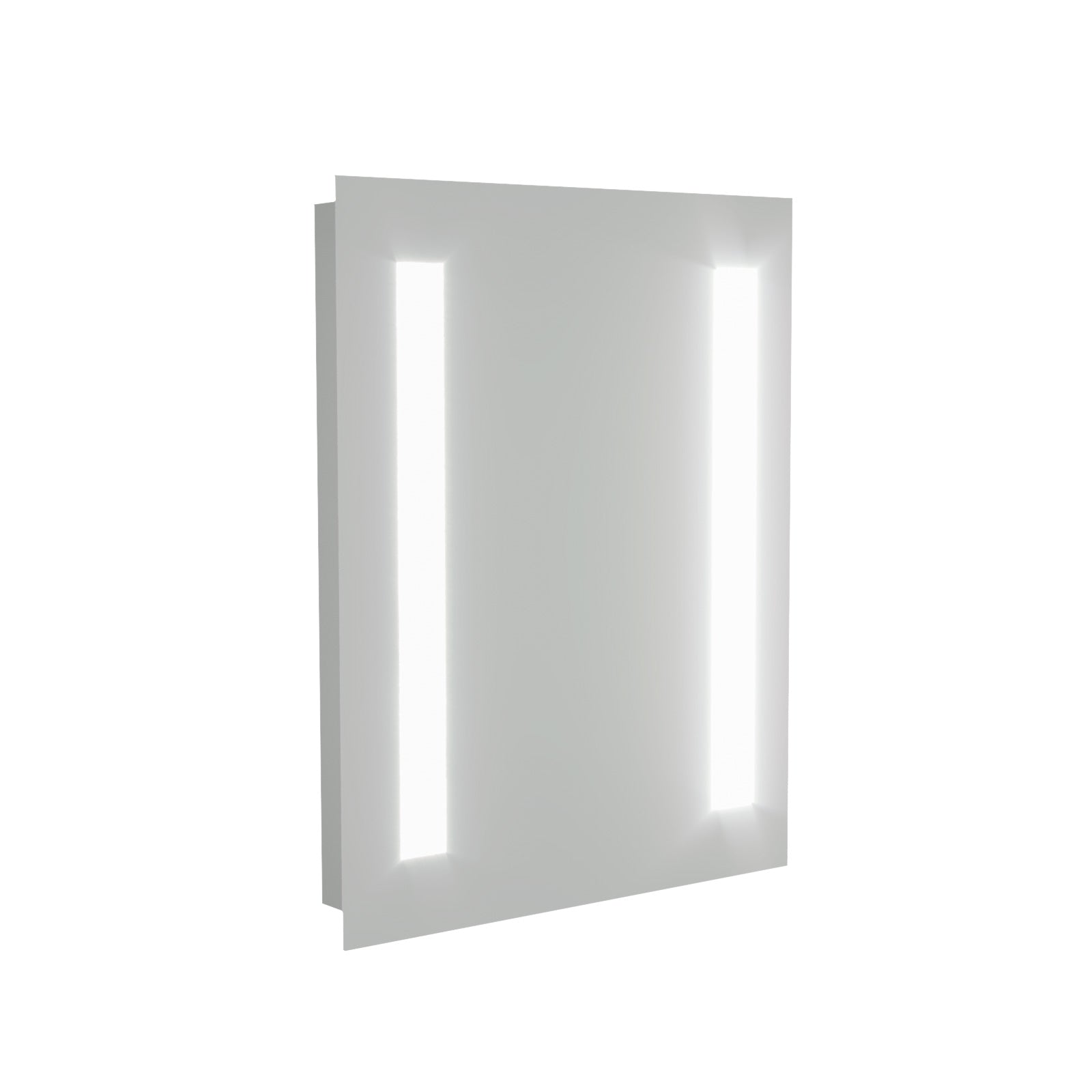 Lawerence Dual Bar LED 390 x 500mm Battery powered Bathroom Mirror