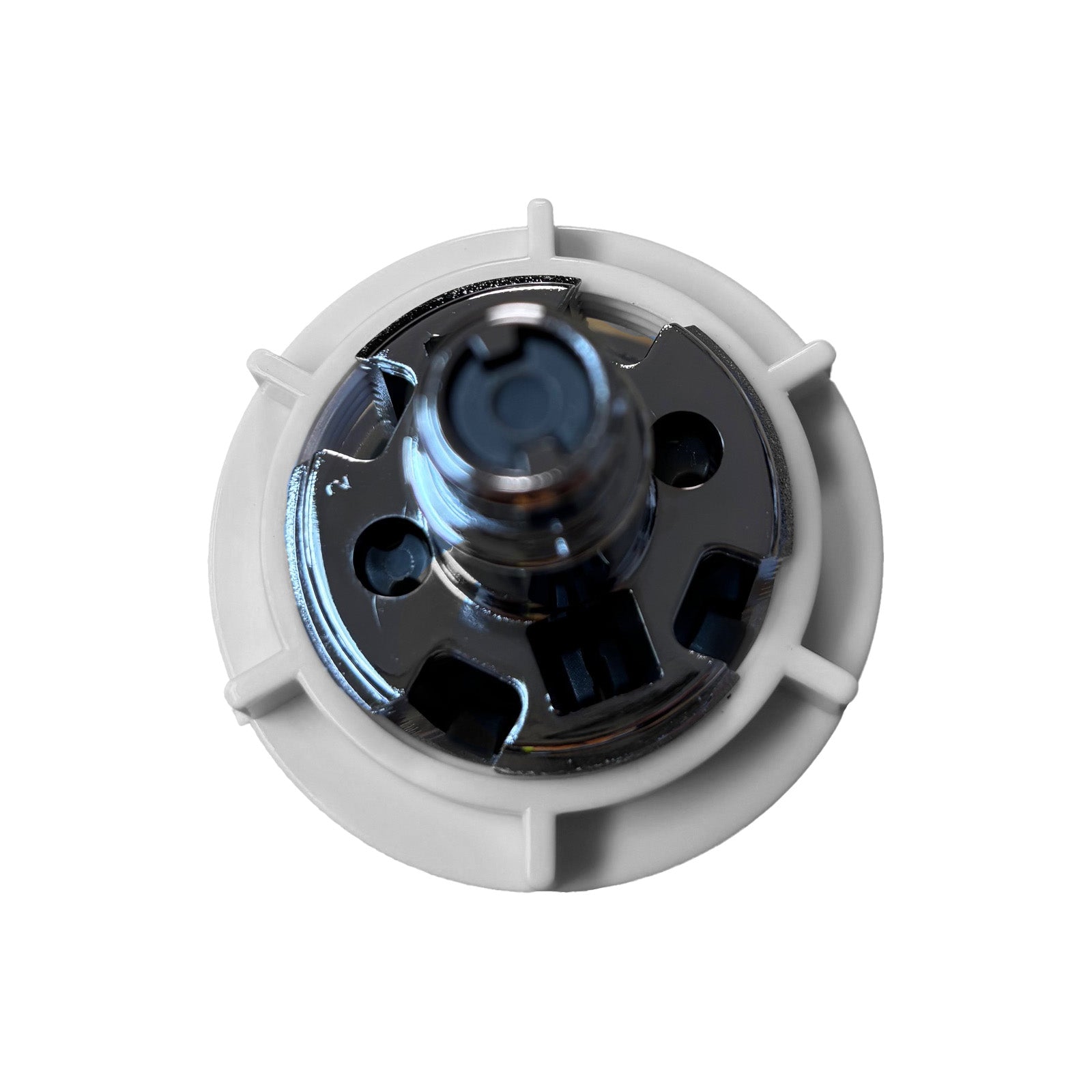 Round Dual Flush Push Button Plate Chrome