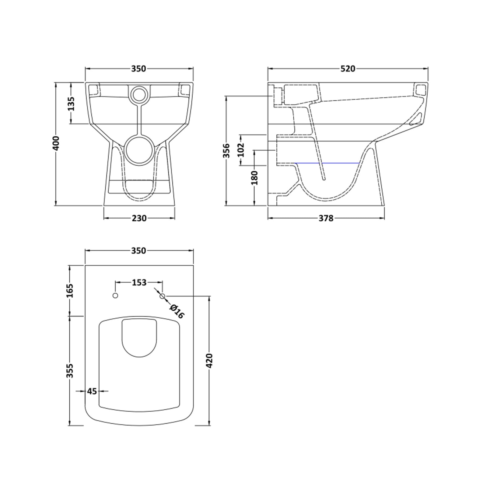 Aric 1100mm Freestanding Grey Basin Vanity Unit with WC Unit & BTW Toilet