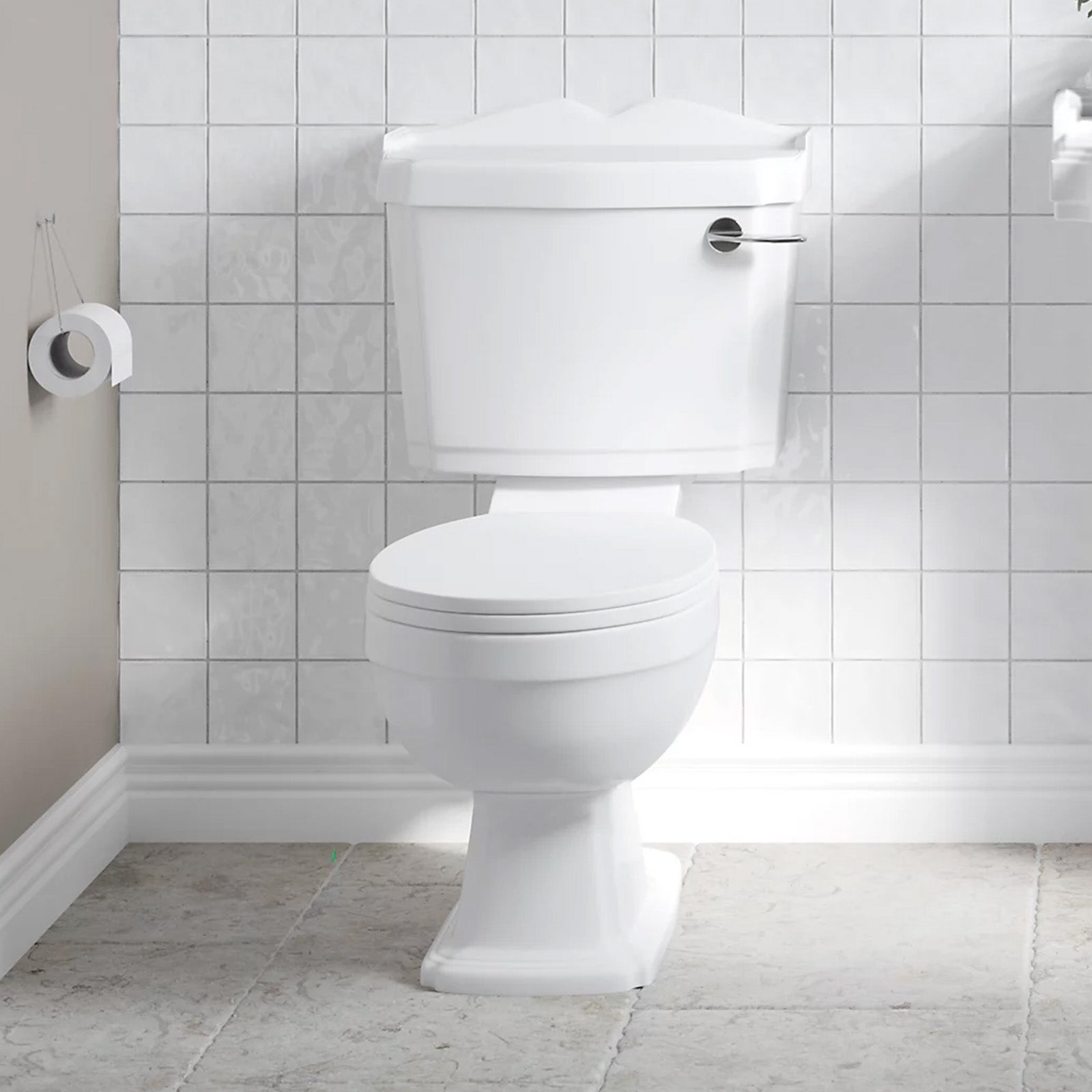 Alexandra Legend White Close Coupled Pan, Cistern & Seat with Flush Handle