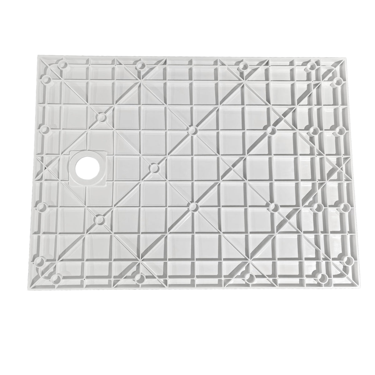Matte White 1200 x 900 mm Rectangular SMC Shower Tray With Waste