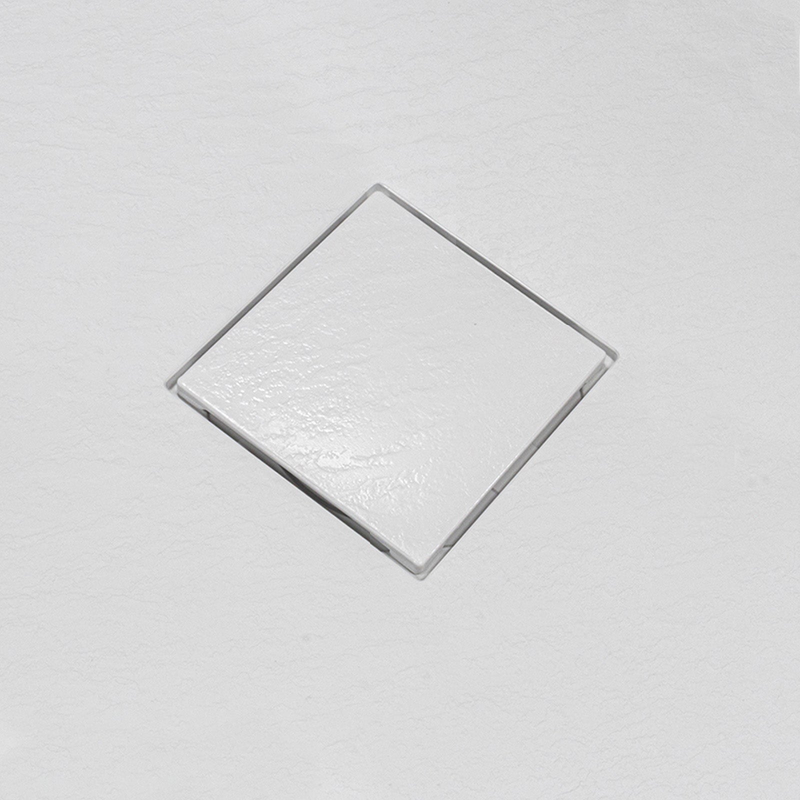 Matte White 1400 x 900mm Rectangular Polymarble Shower Tray