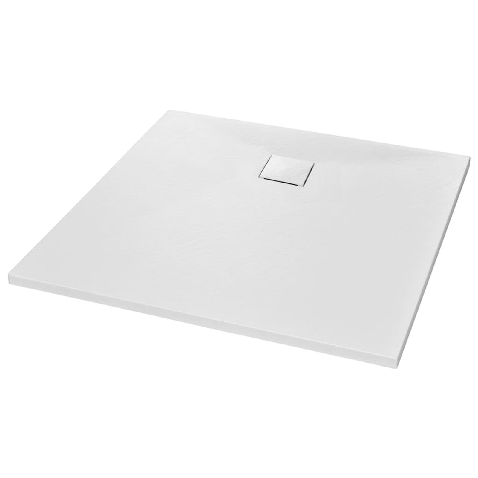 Matte White 800 x 800 mm Square SMC Shower Tray