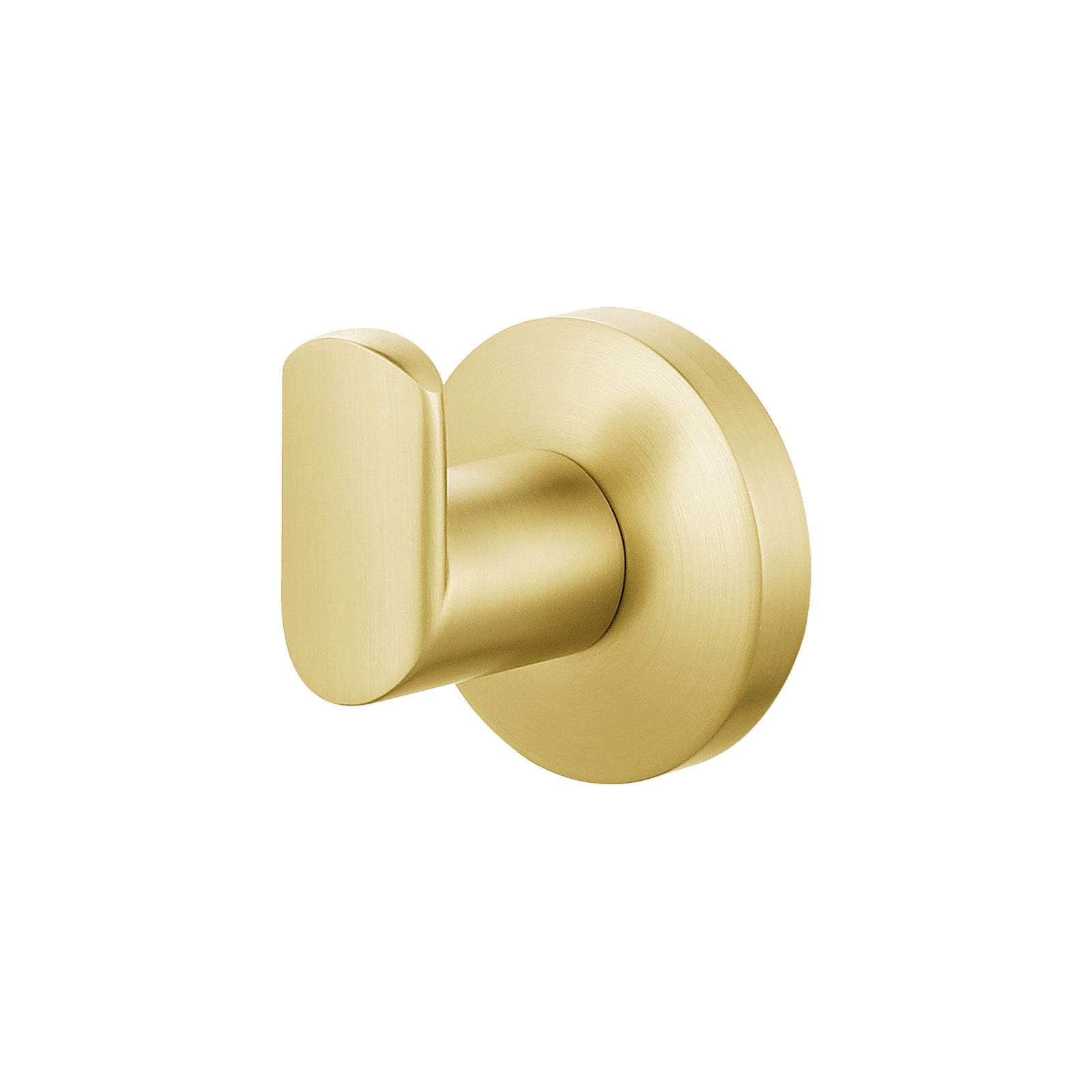 Brushed Brass Round Rob Hook
