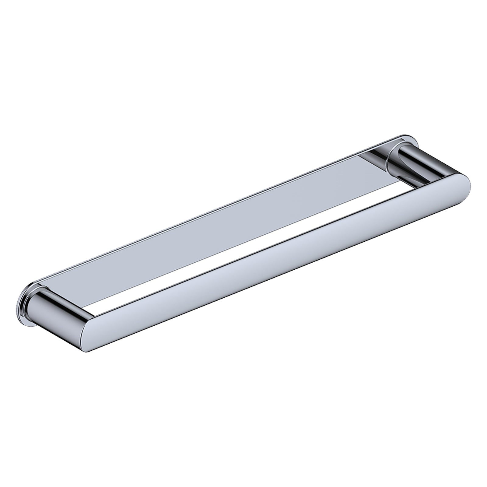 Chrome Modern Round Towel Bar Rail Holder