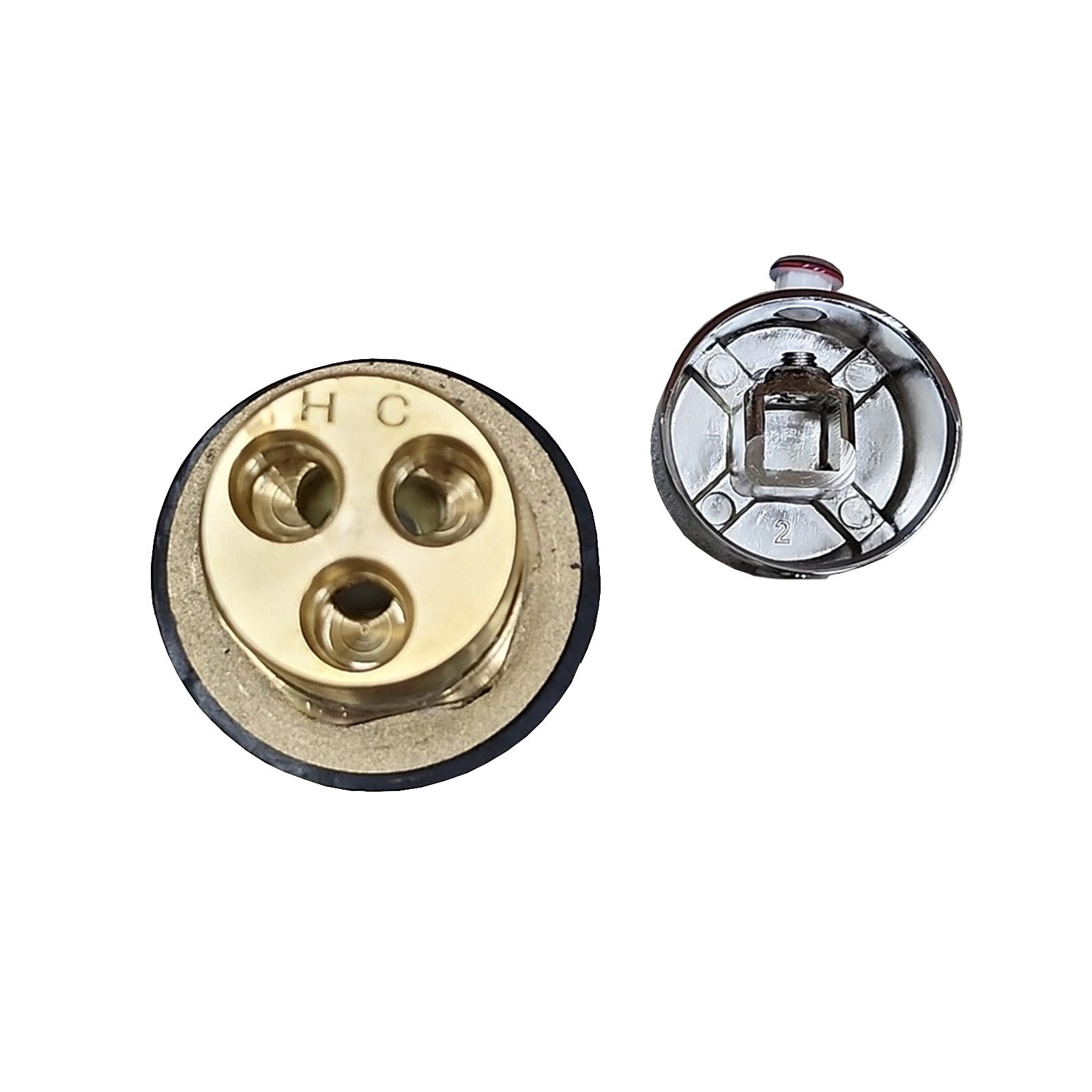 Chrome Hot and Cold Water Bidet Mixer Set with Bidet Spout Connection