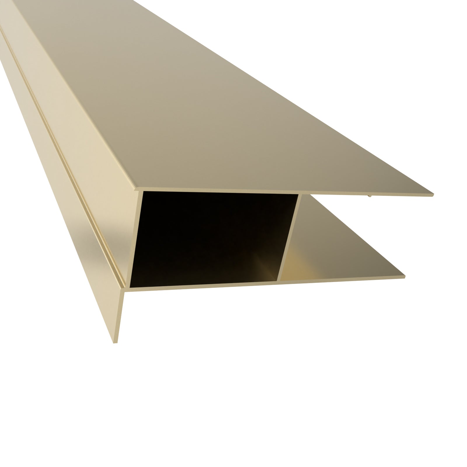 Nes Home 1900 mm Brushed Brass Profile Extension 20mm Wall Adjustment Kit