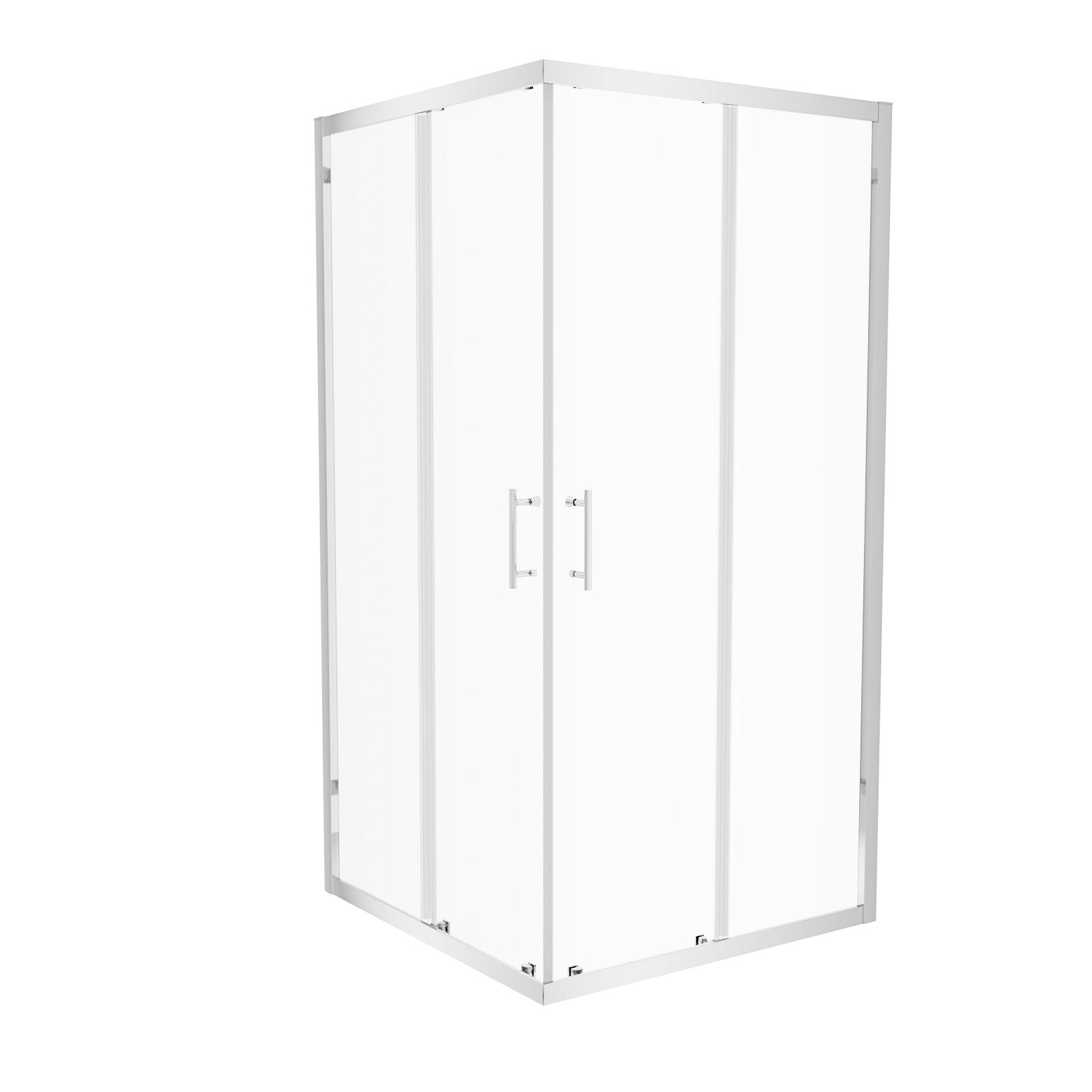 Manga 900 x 900mm Square Corner Entry Sliding Door Shower Enclosure Chrome