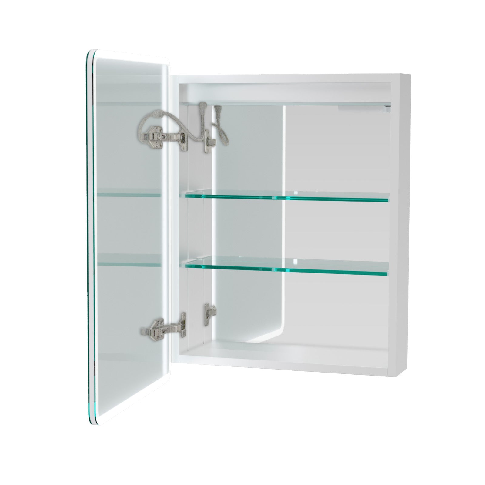 LED Bathroom Mirror Cabinet 2 Doors 500 x 130 x 700mm with Sensor