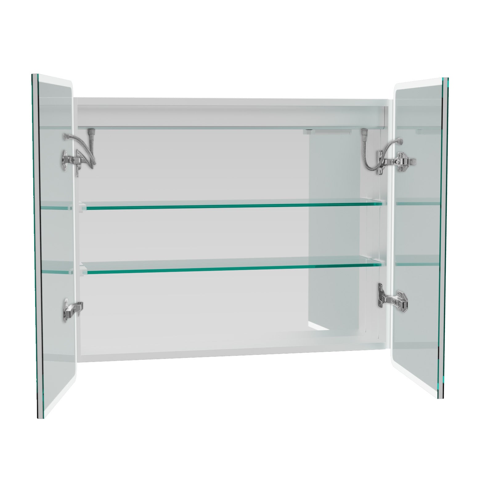 LED Bathroom Mirror Cabinet 2 Doors 800 x 130 x 700mm with Sensor