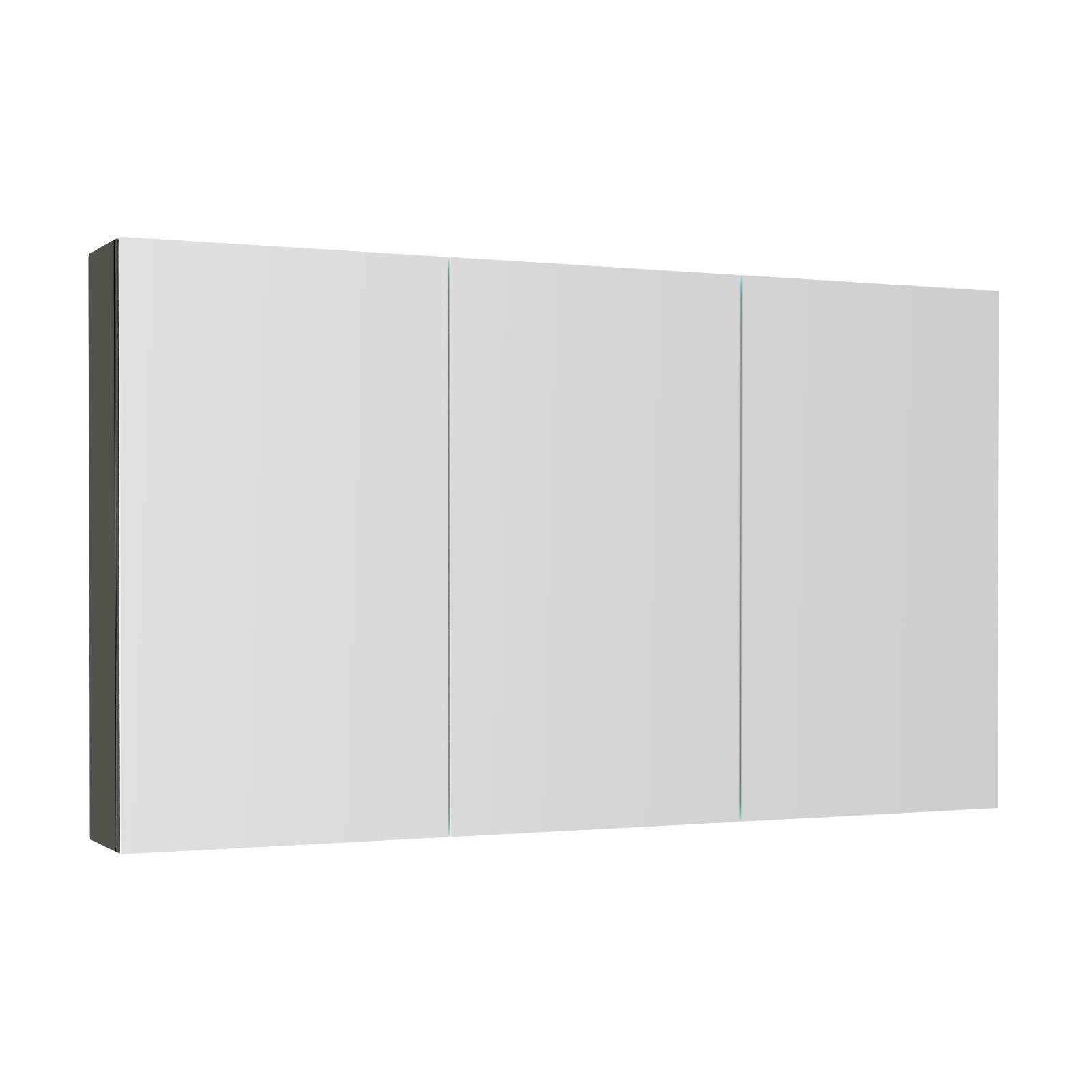 1200mm Dark Grey Bathroom Mirror Cabinet