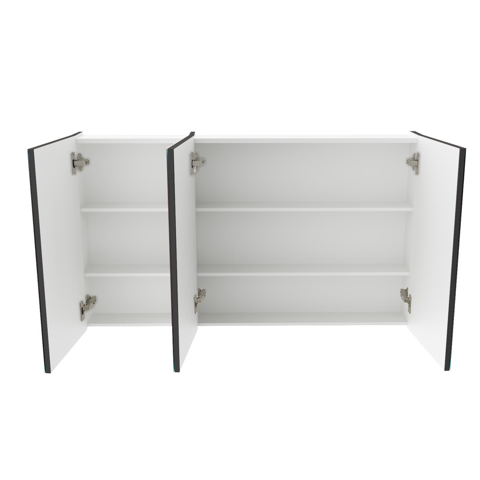 1200mm Dark Grey Bathroom Mirror Cabinet