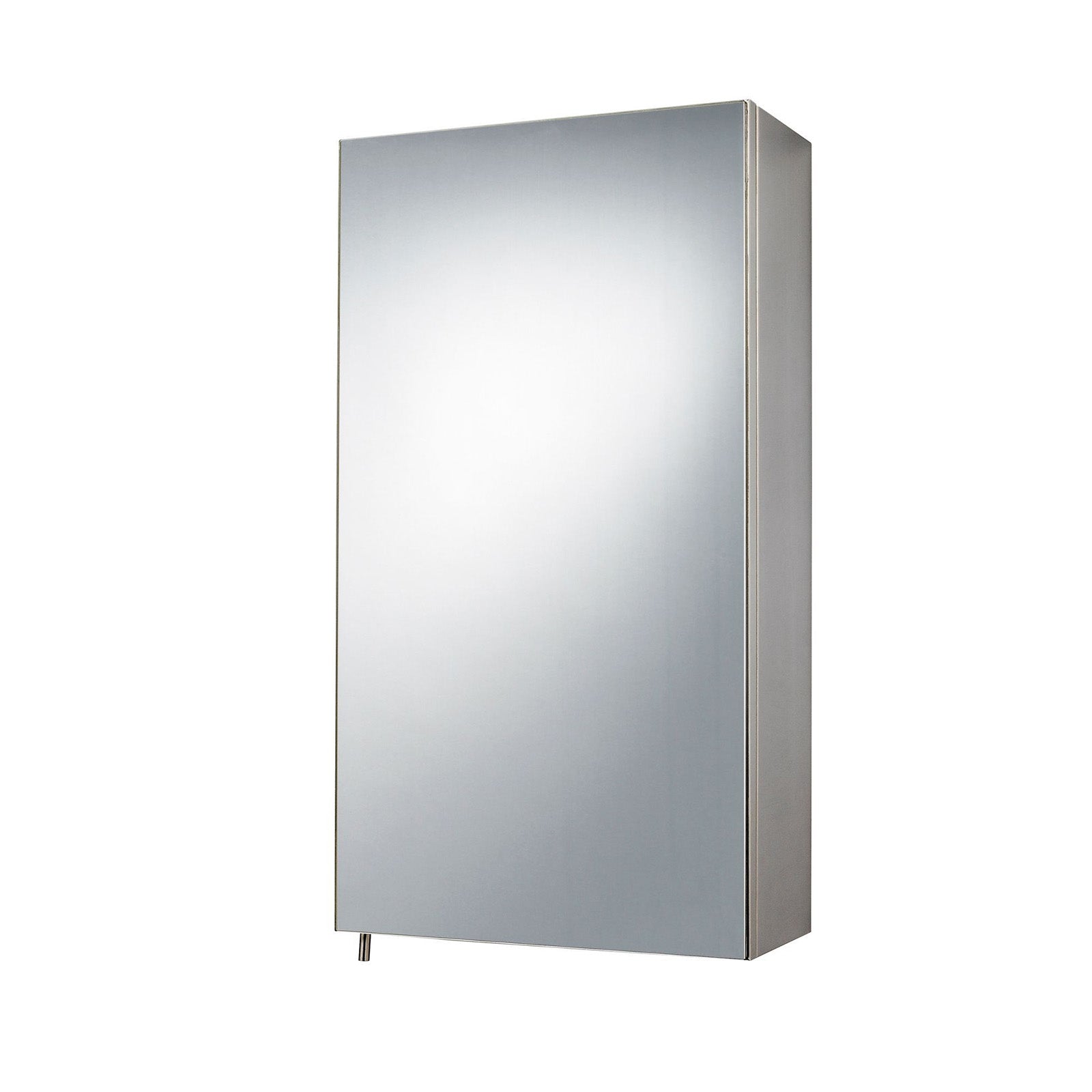 White 550mm Single Mirror Cabinet Storage Unit
