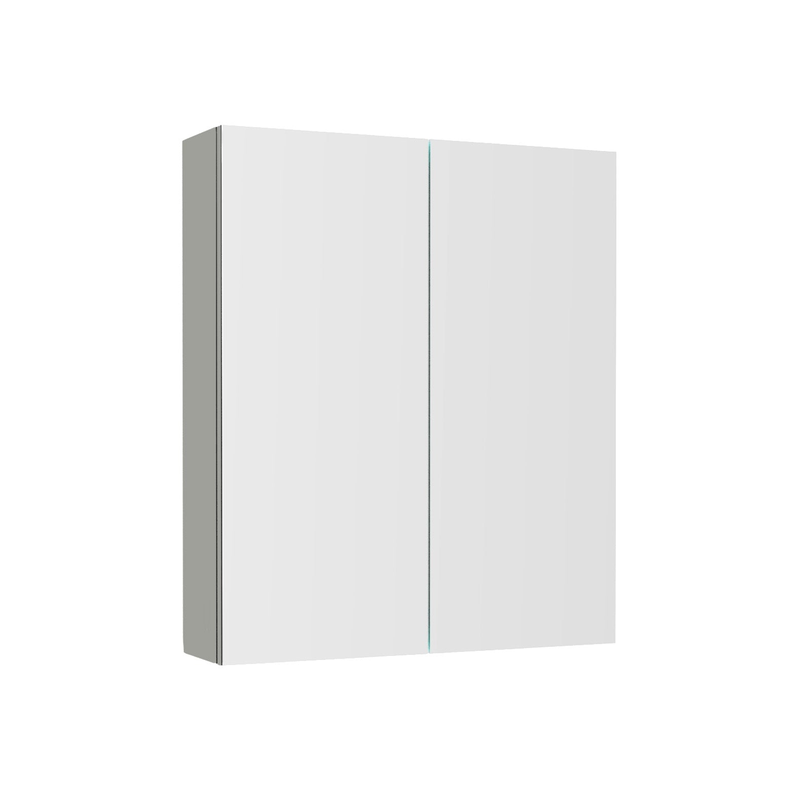 Matte Grey 600mm Bathroom Mirror Cabinet With Shelf Storage
