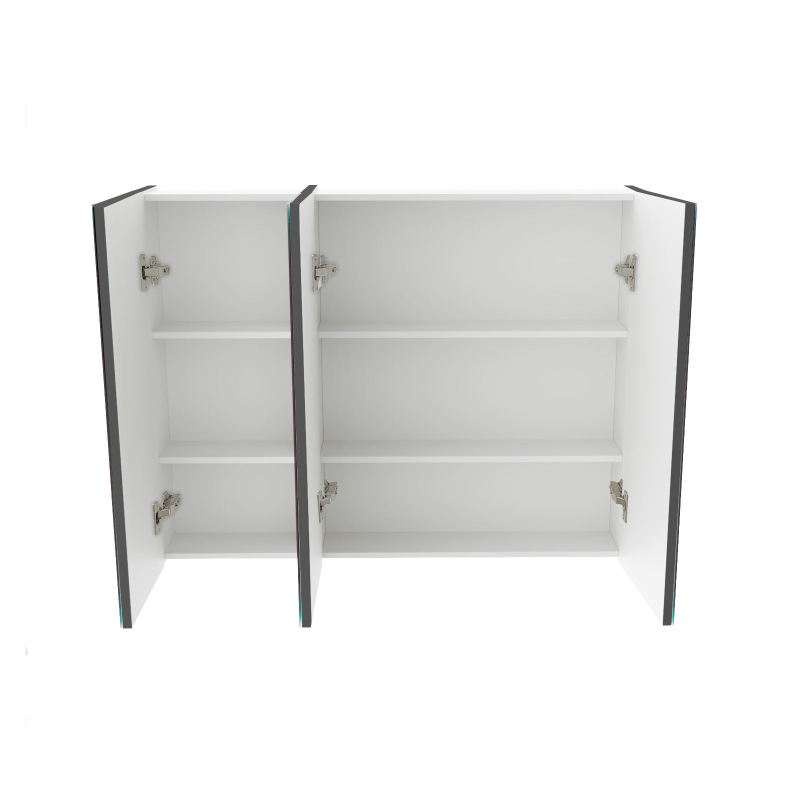 Anthracite 900mm Bathroom Mirror Cabinet With Shelf Storage