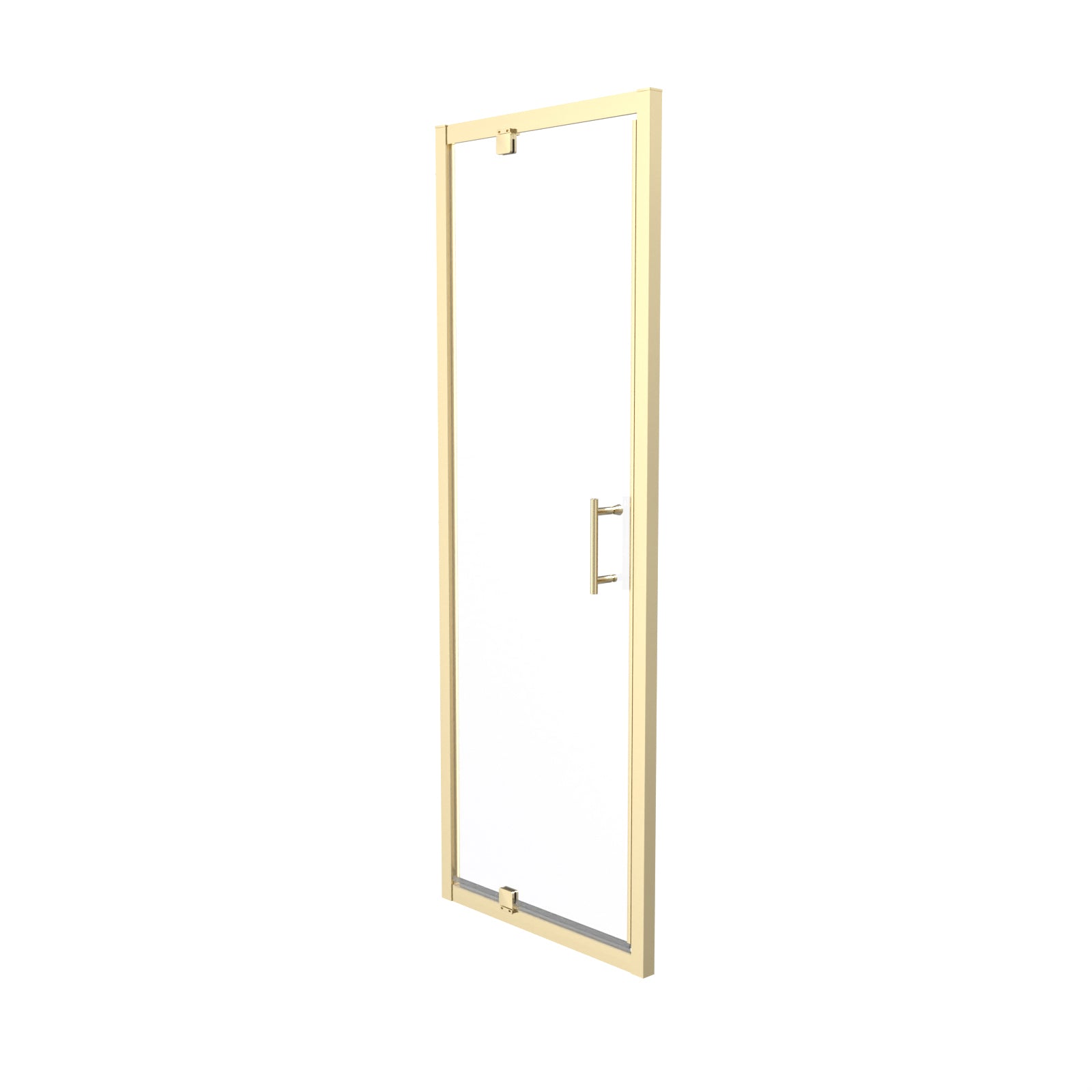 Jupiter 700 x 1850mm Shower Enclosure Pivot Door Brushed Brass