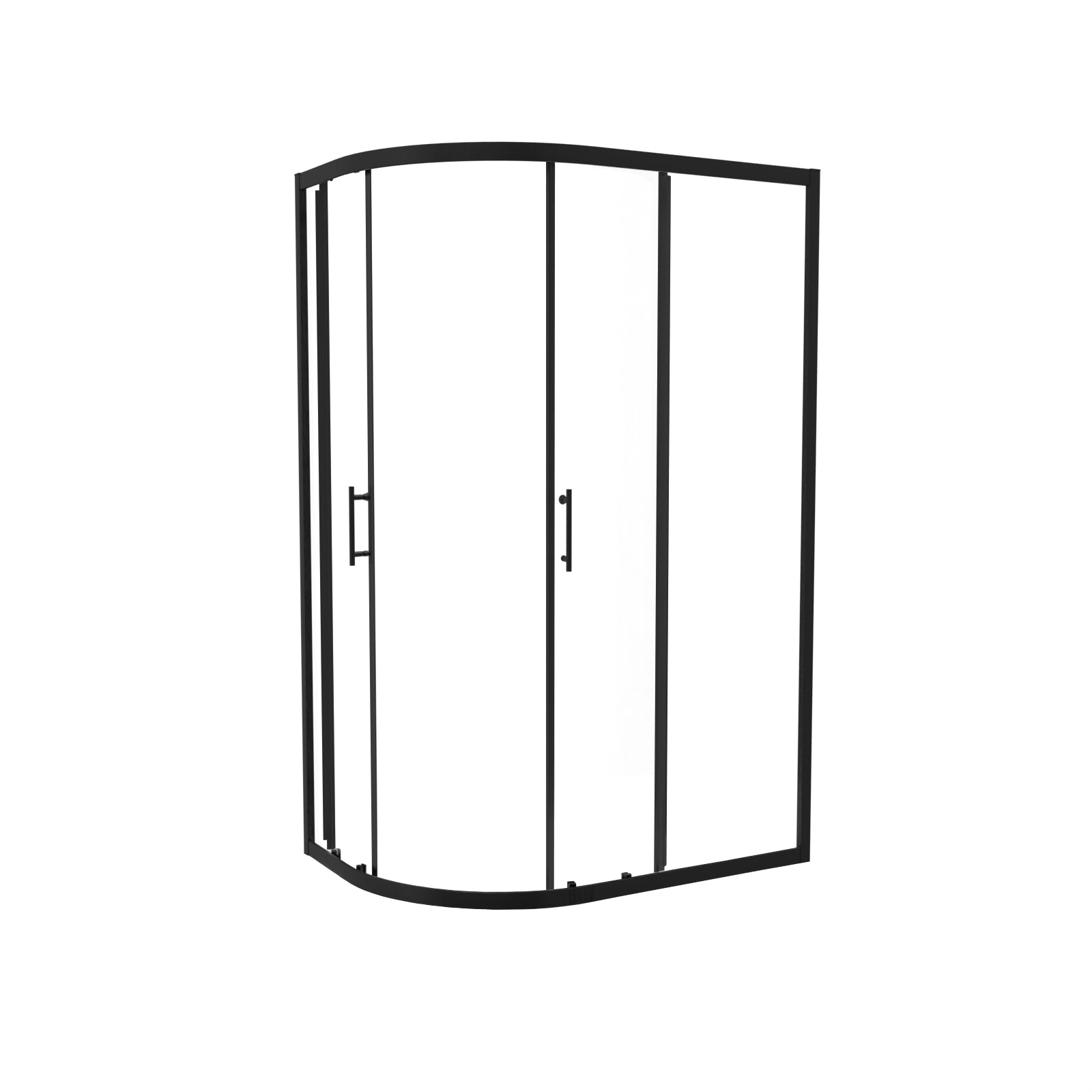 Saturn 1200 x 800mm Quadrant Corner Shower Enclosure Black