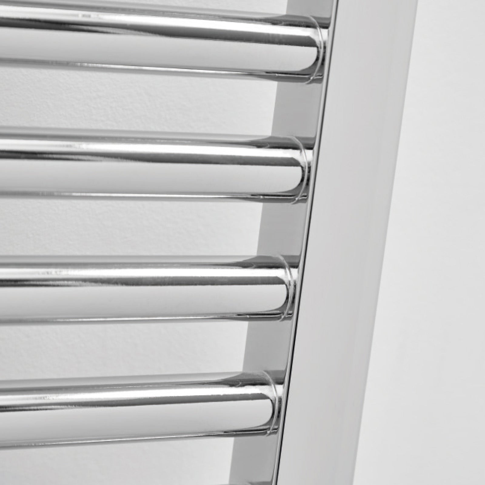 Chrome Straight Bathroom Towel Radiator 1200 x 400 mm