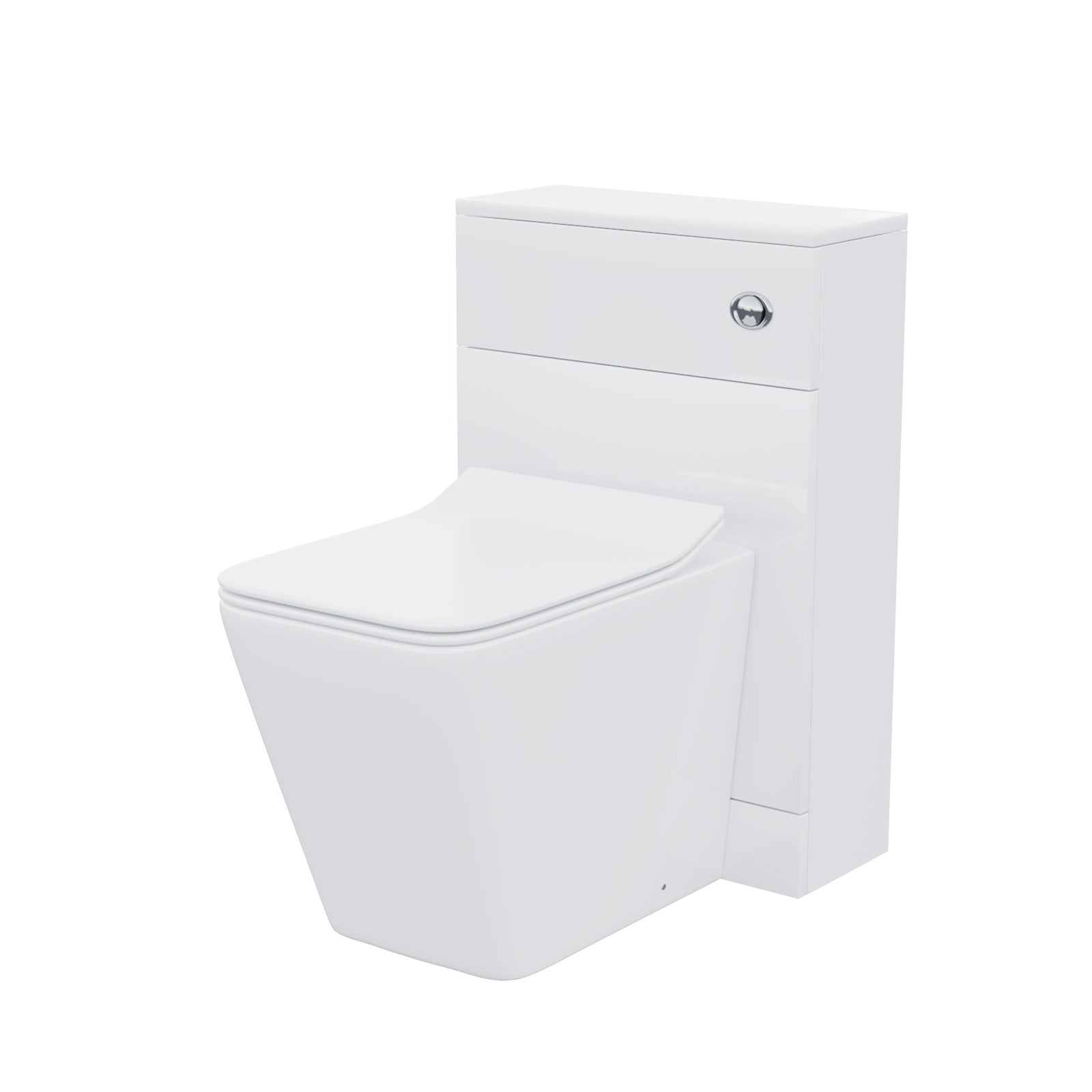 Elora Back To Wall Toilet Pan With Concealed Cistern WC Unit Set