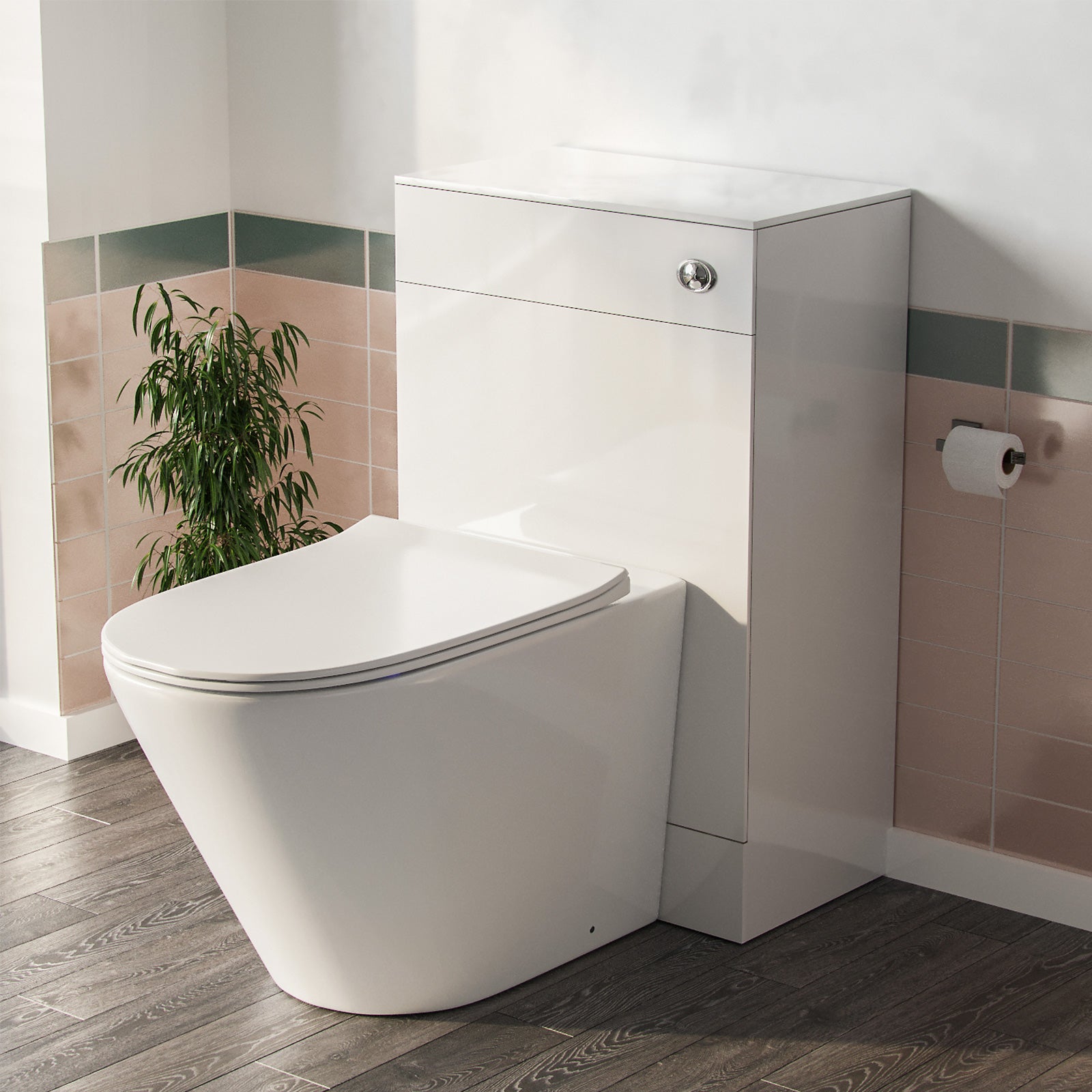 Stan Back To Wall Toilet And Concealed Cistern WC Unit