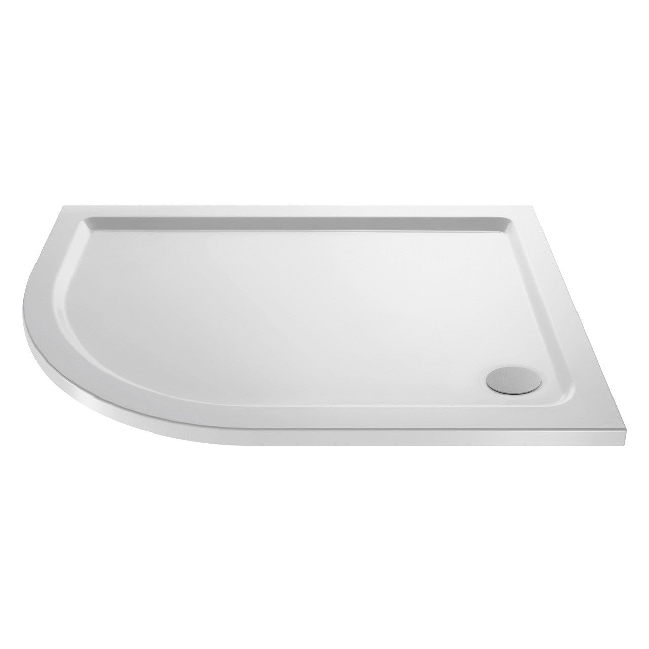 LH 1200 x 900mm Offset Quadrant Shower Enclosure Chrome & Tray