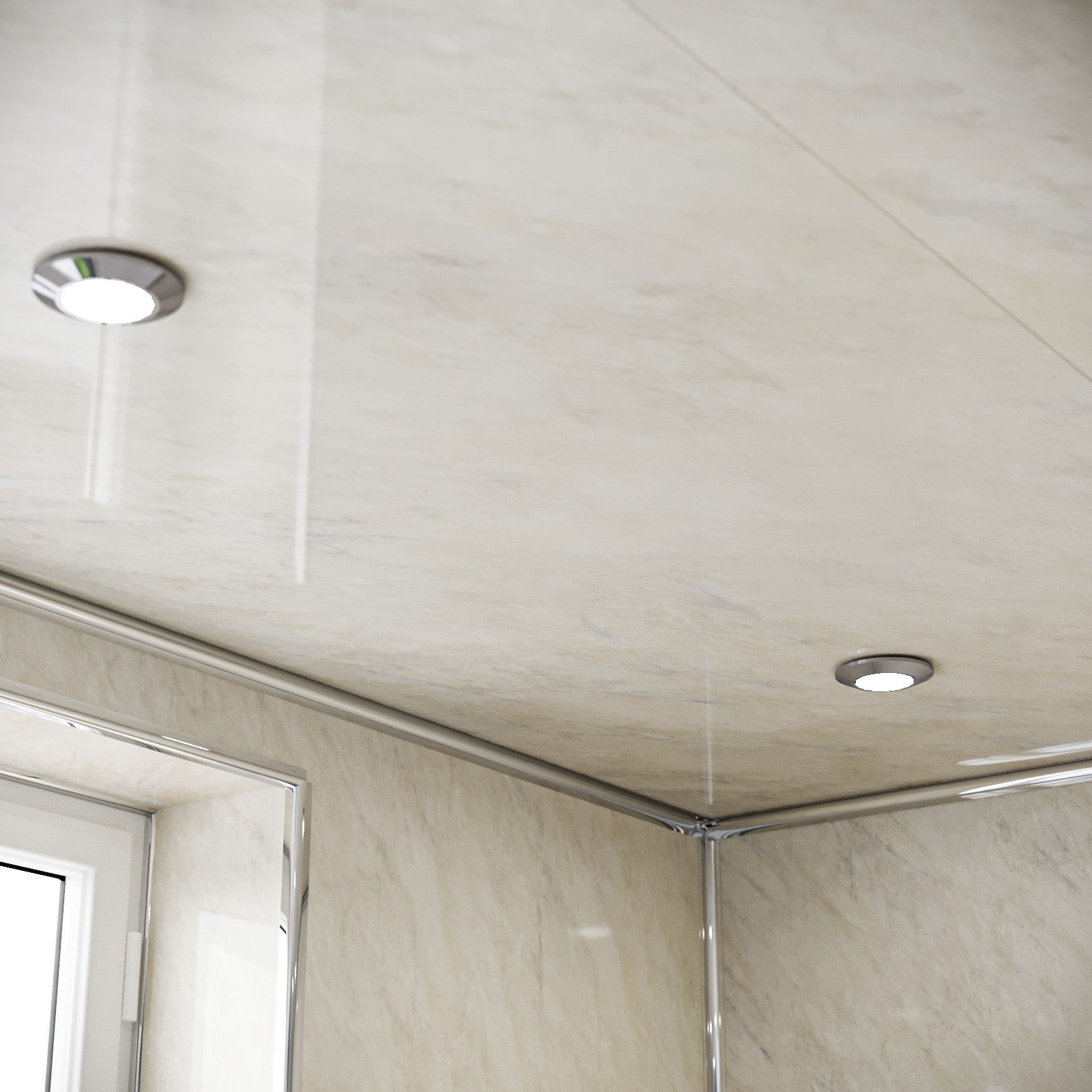 PVC Panel Pergamon Marble 250mm X 2700mm X 5mm (Pack Of 4)