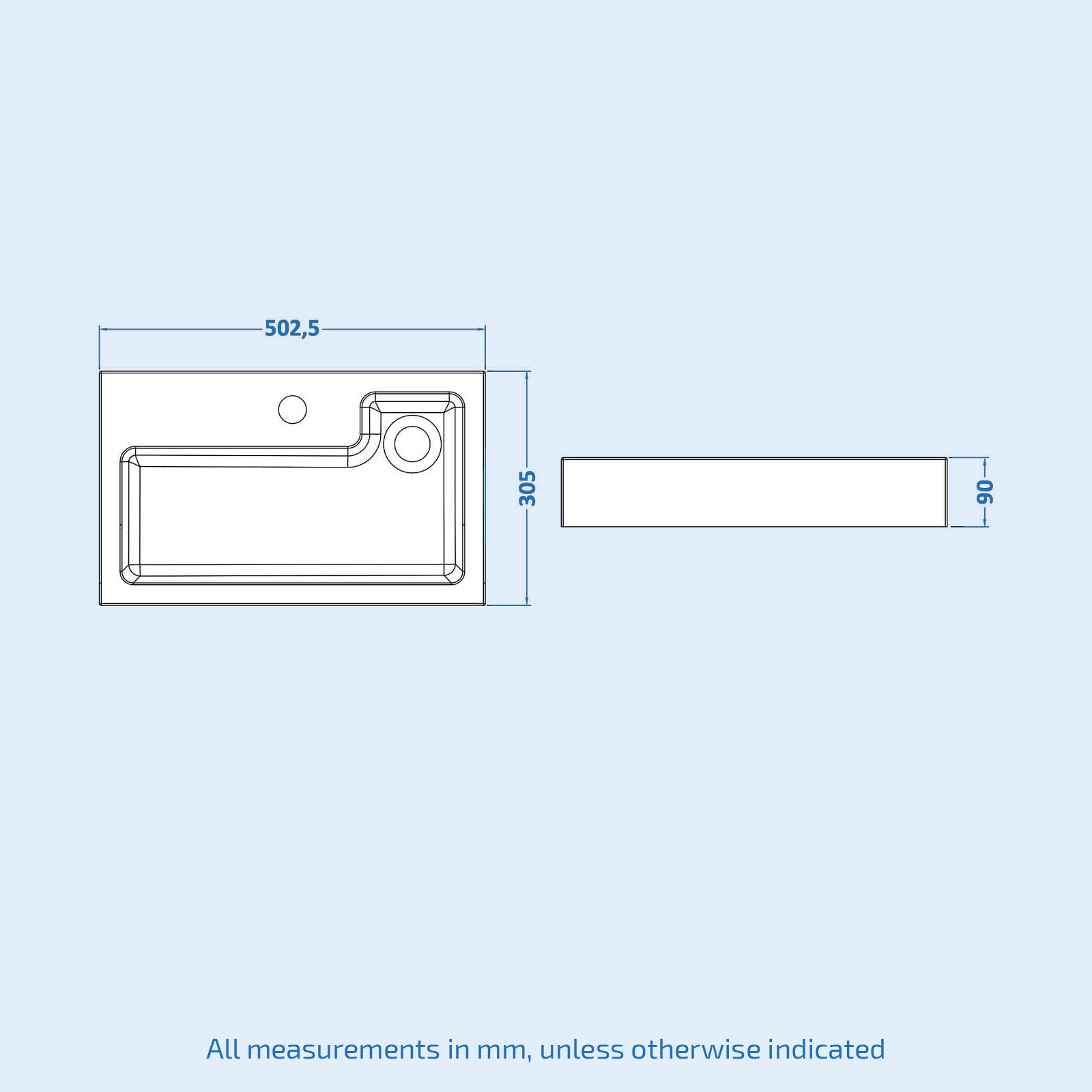 White 2 in 1 Compact Basin & Back to Wall Toilet Space Save Combo Set