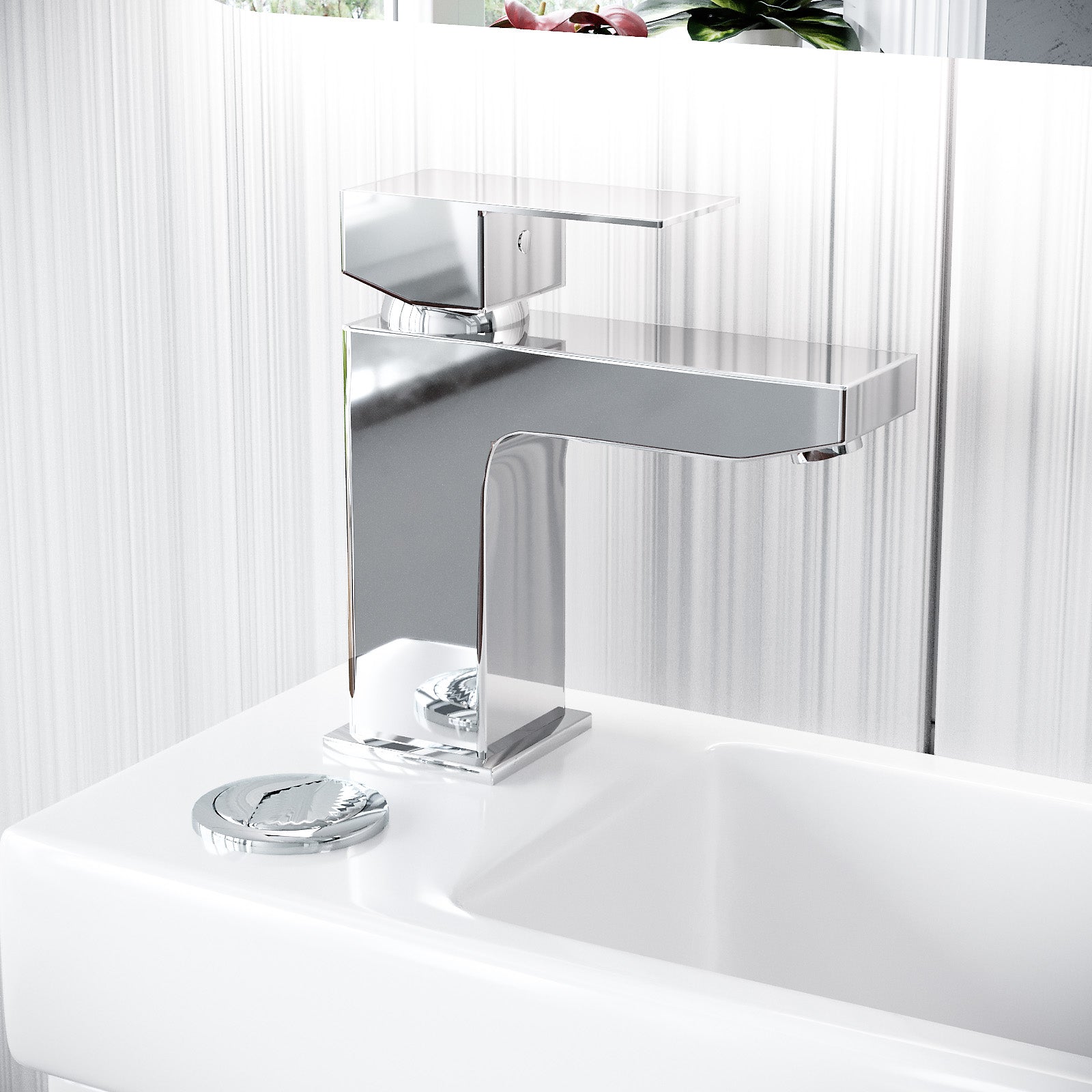 Brayton Contemporary Cloakroom Chrome Basin Sink Mixer Tap