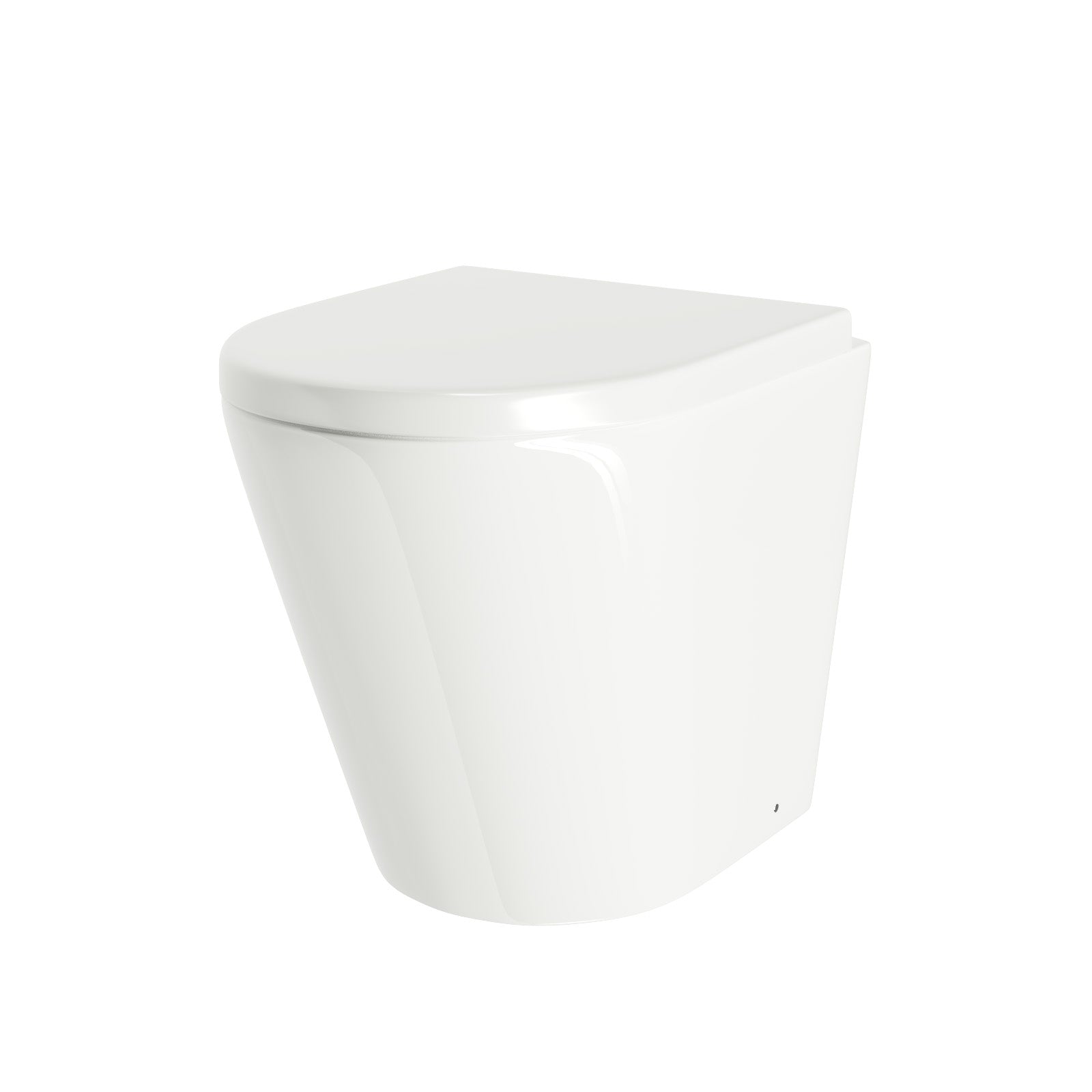 D Shape Rimless Short Projection BTW Pan with Soft Close Seat