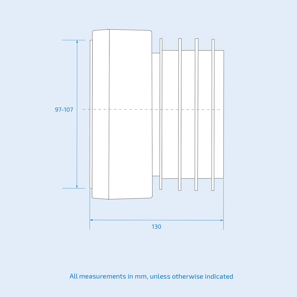 Straight WC Pan Connector To 110mm Soil Toilet Pipe straight-wc-pan-connector-to-110mm-soil-toilet-pipe
