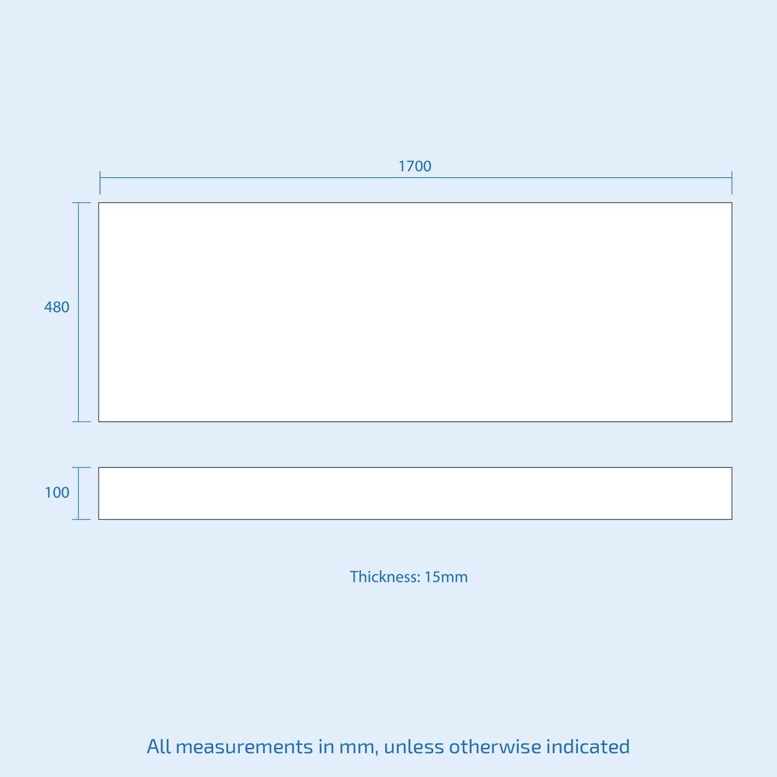 Modern 1700mm White High Gloss Bath Tub PVC Front & End Panel + Plinth