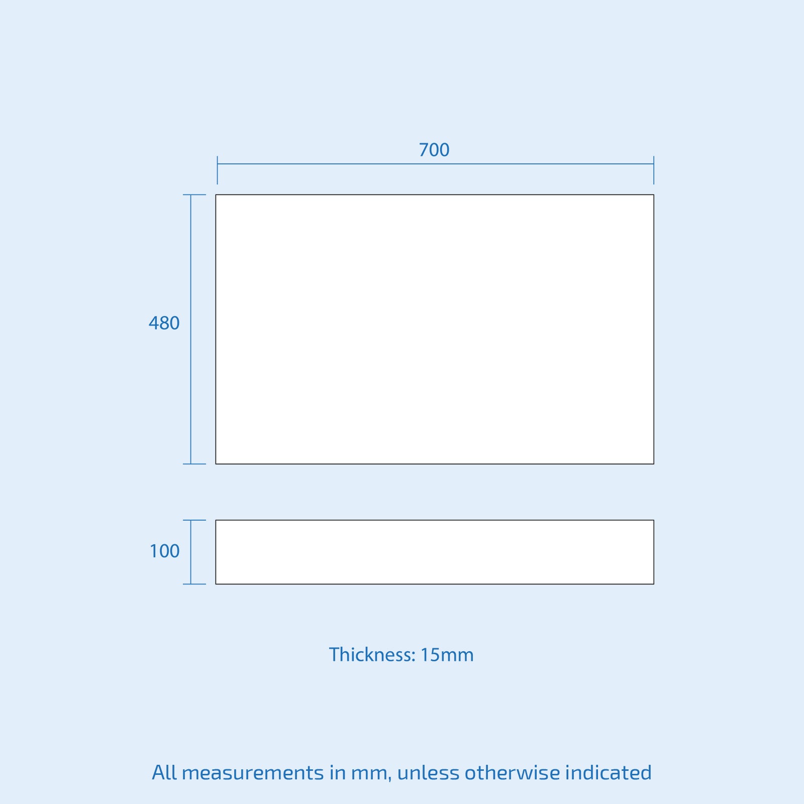 Modern 1700 x 700mm White Front End Bath Panel Durable PVC + Plinth Gorge