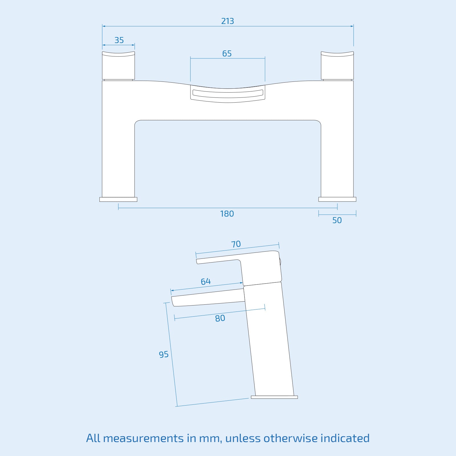 Centa Contemporary Chrome Waterfall Basin Mono Mixer Tap