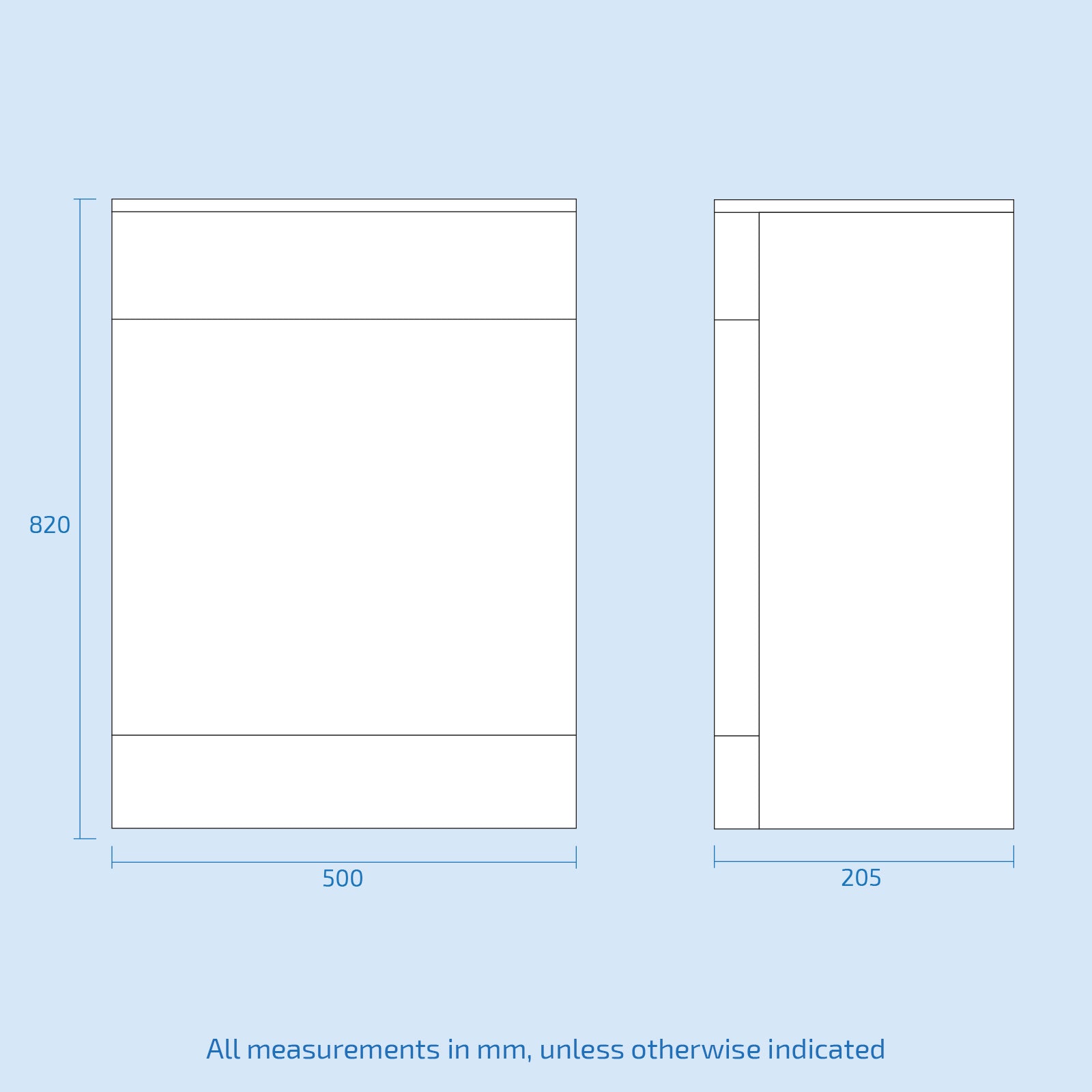 Lex 500mm Back To Wall WC Unit Glossy Grey Flat Pack