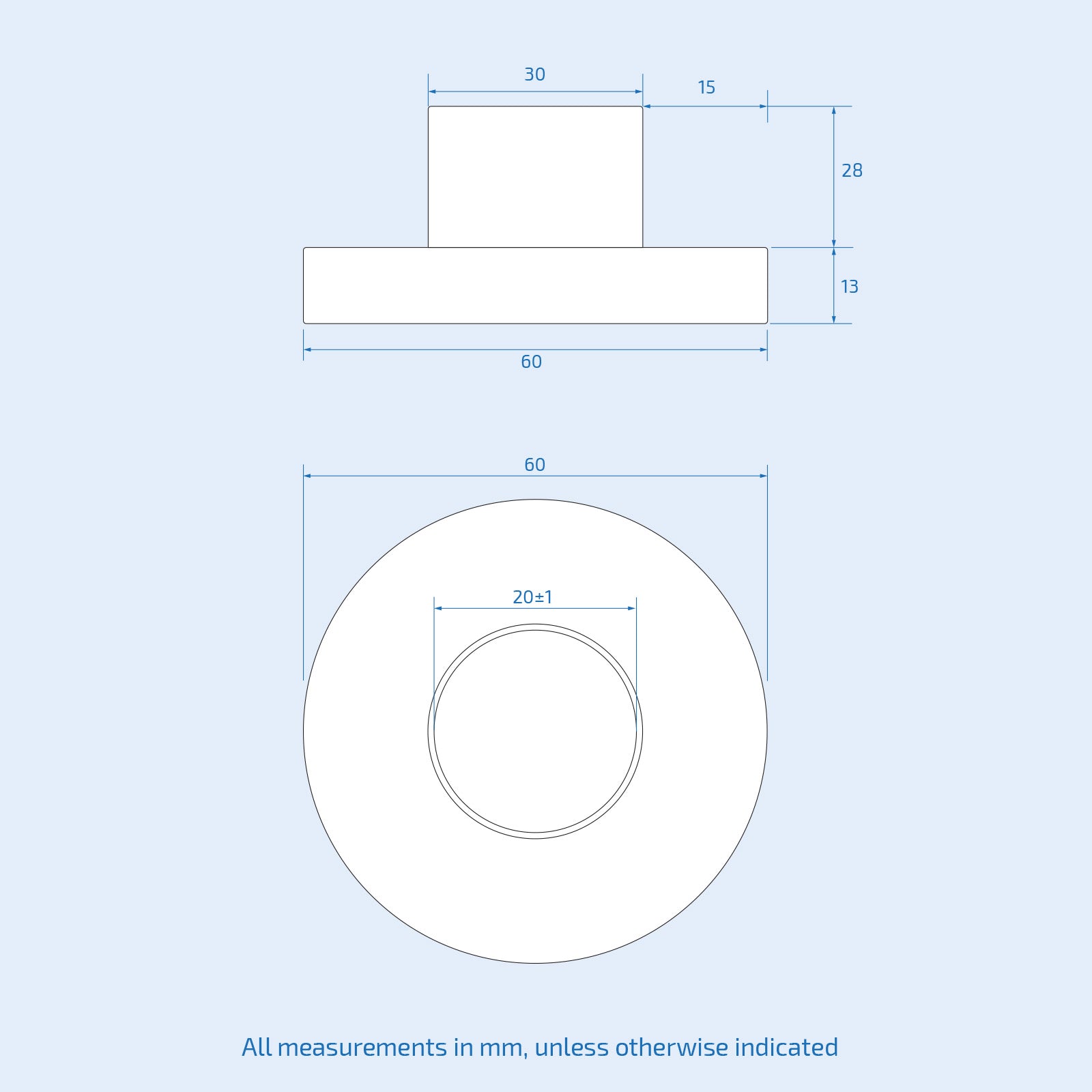 Round Replacement Wall Mounted Bracket Support for Shower Rails Black