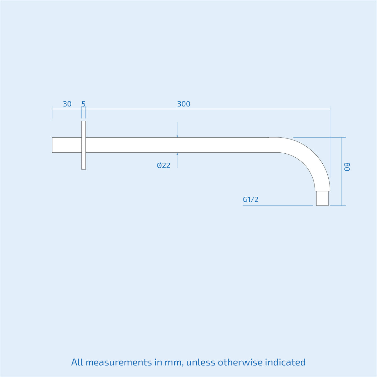 3 Dial 2 Outlet Round Concealed Thermostatic Shower Valve, Head & Arm