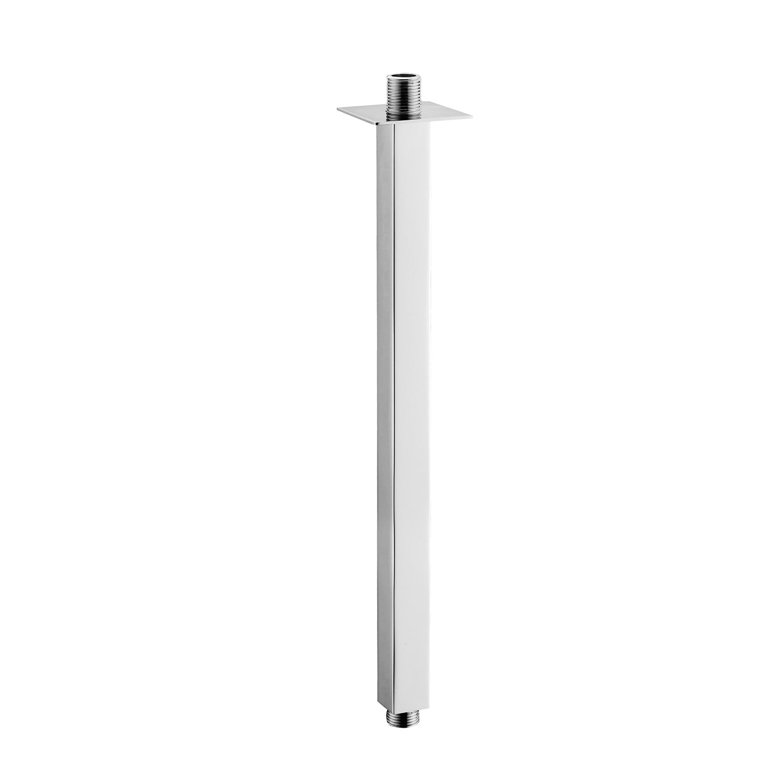 250mm Rectangular Ceiling Shower Arm Chrome for 8 or 9 inch Shower Head