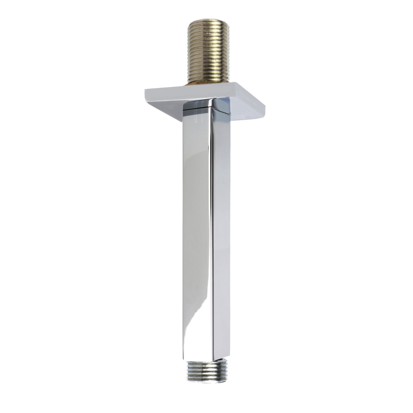 Lotus Bathroom Concealed Square Chrome Thermostatic Valve With Shower Head