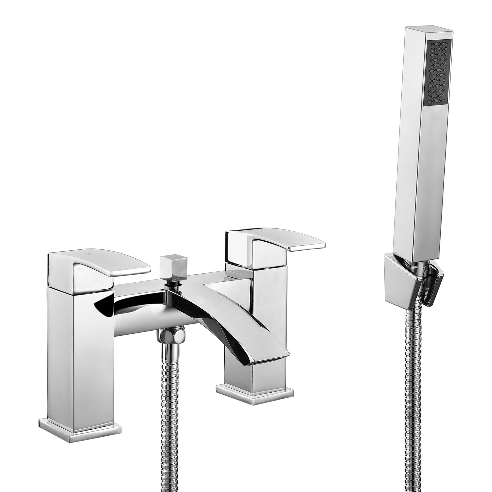 Arke Waterfall Bath Filler Shower Mixer Tap Bathroom Deck Mounted Faucet
