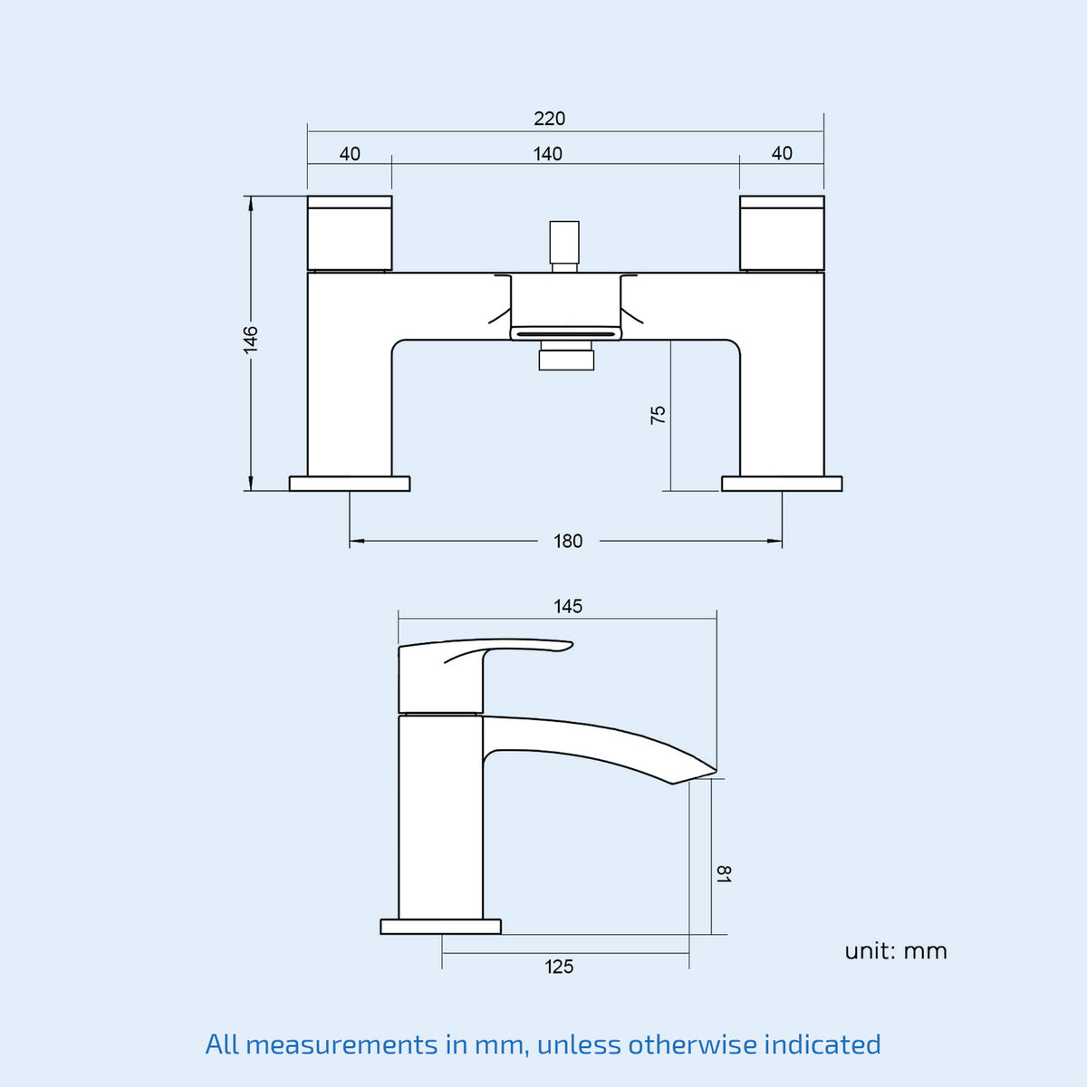 Stamford Round Shower Riser Rail Kit With Mixer Tap & Handset Matte Black