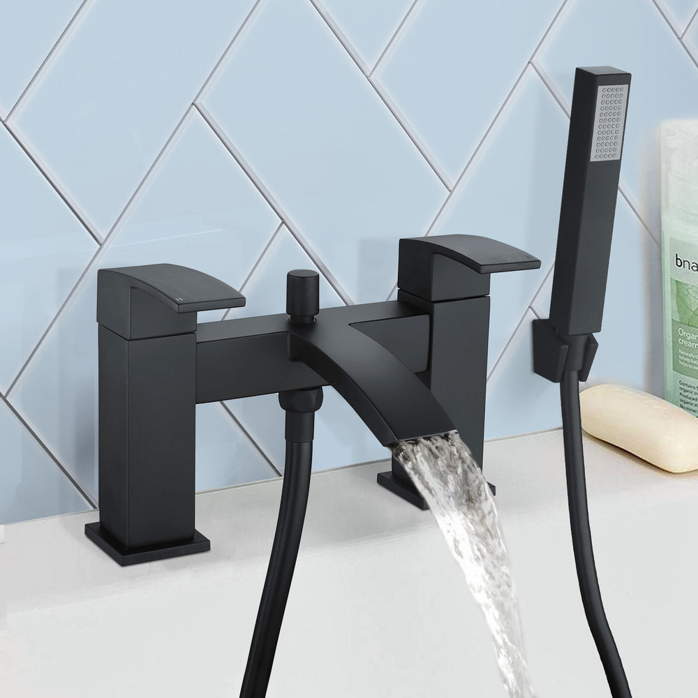 Arke Modern Bathroom Design Matte Black Bath Shower Tap With Pencil Ha
